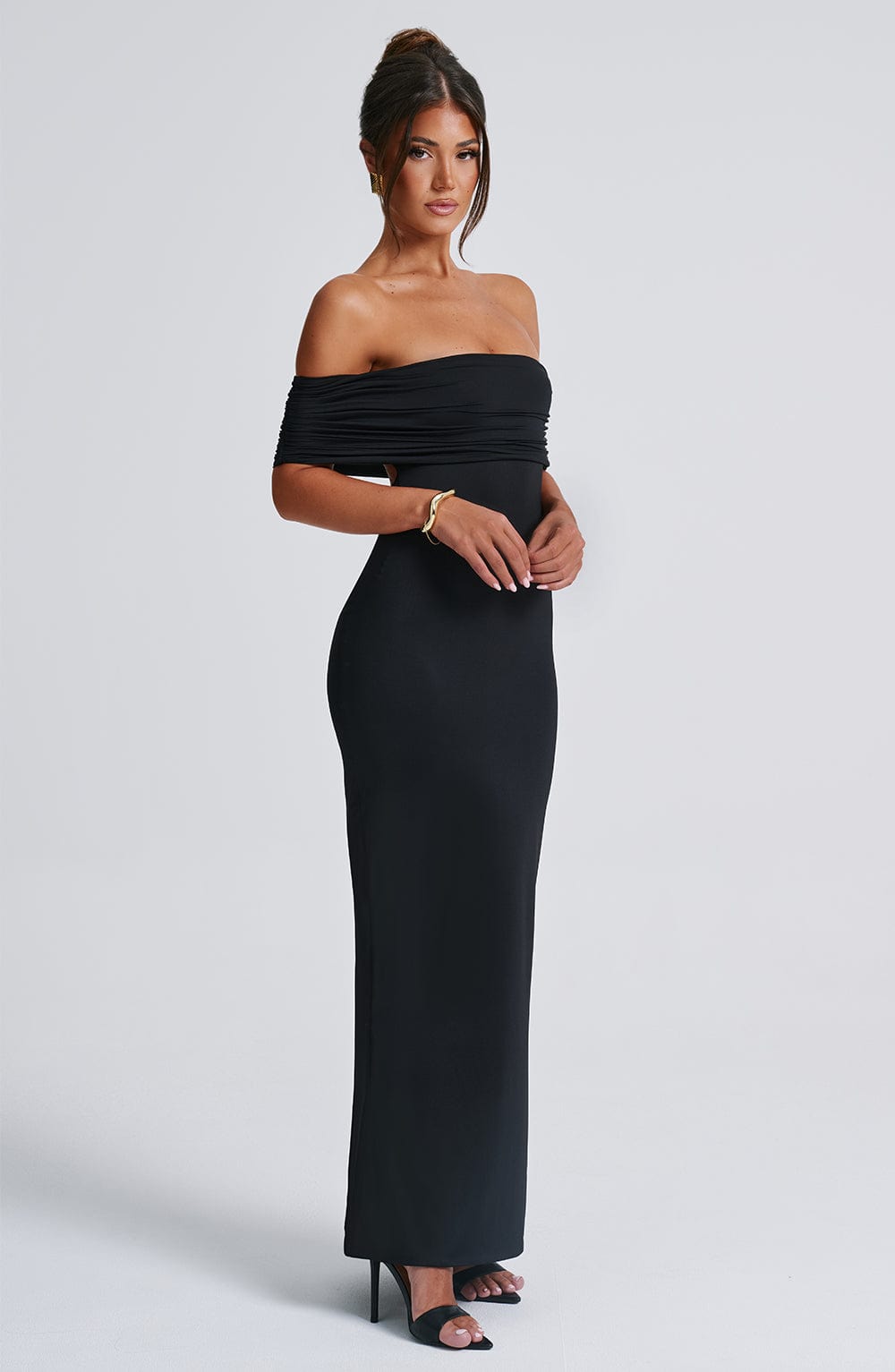 Coralise Maxi Dress in Black by Clandour, product photo 8