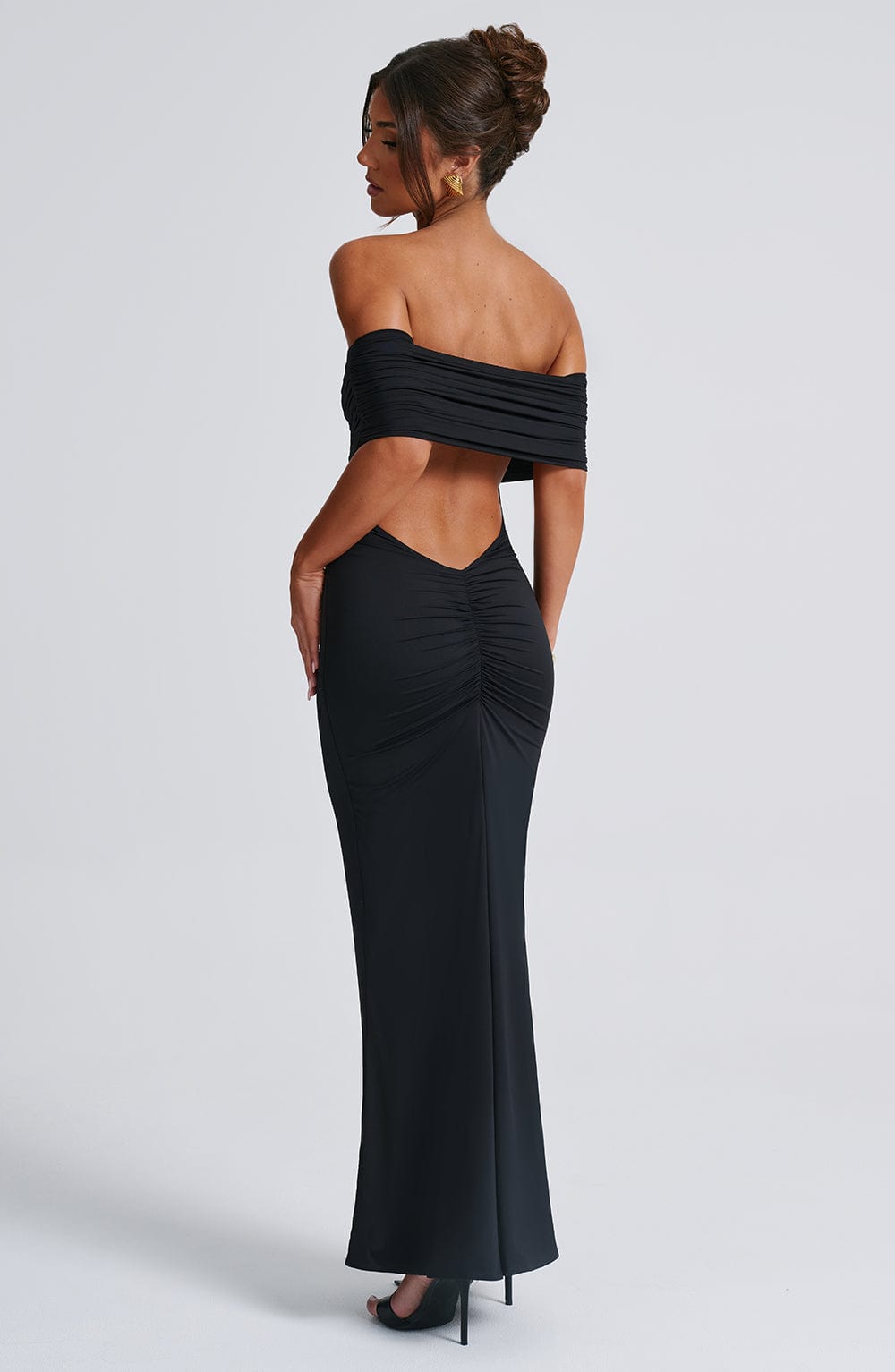 Coralise Maxi Dress in Black by Clandour, product photo 9