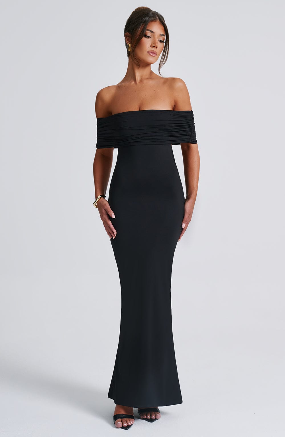 Coralise Maxi Dress in Black by Clandour, product photo 10