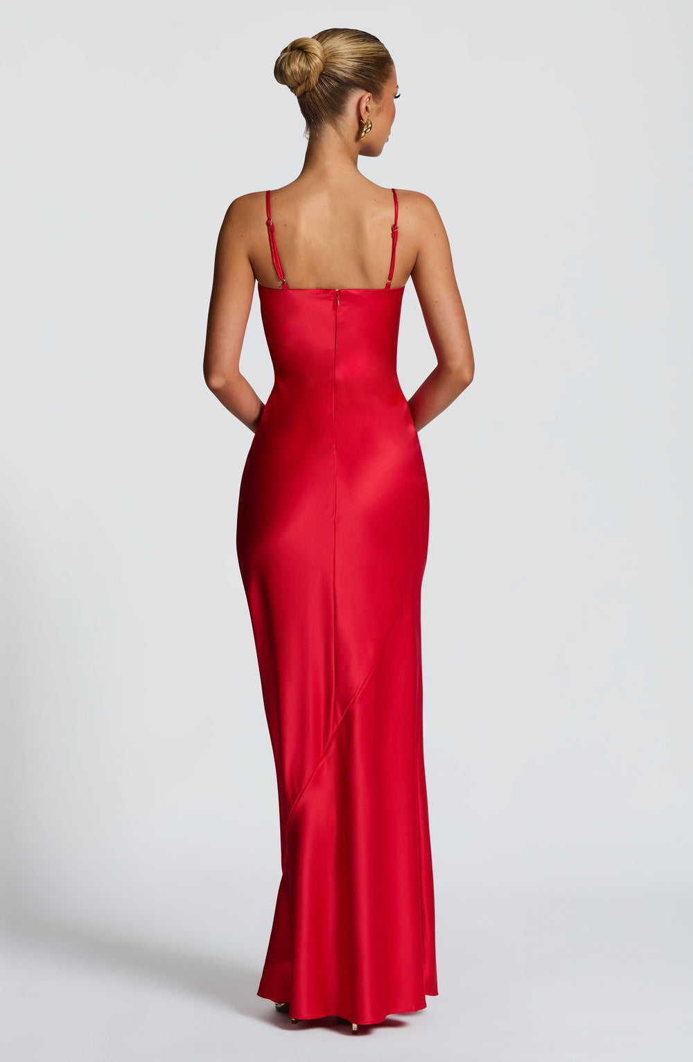 Coranna Maxi Dress in Red by Clandour, product photo 2