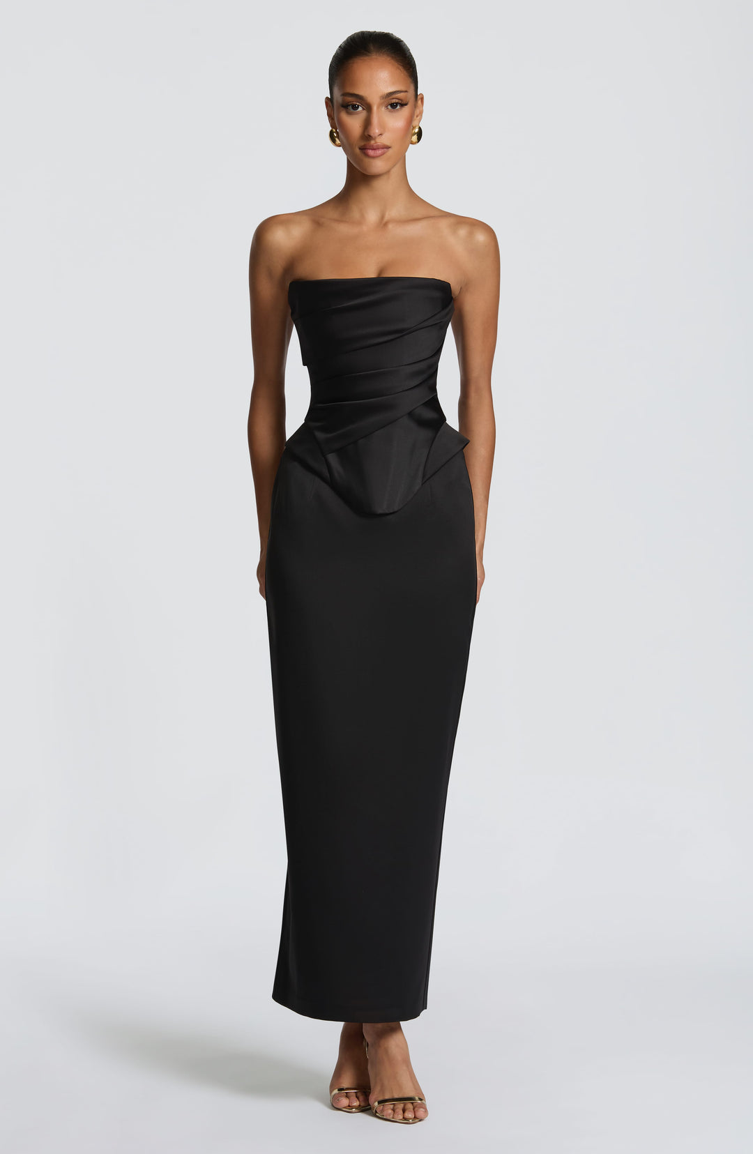 Corara Corset in Black by Clandour, product photo 4