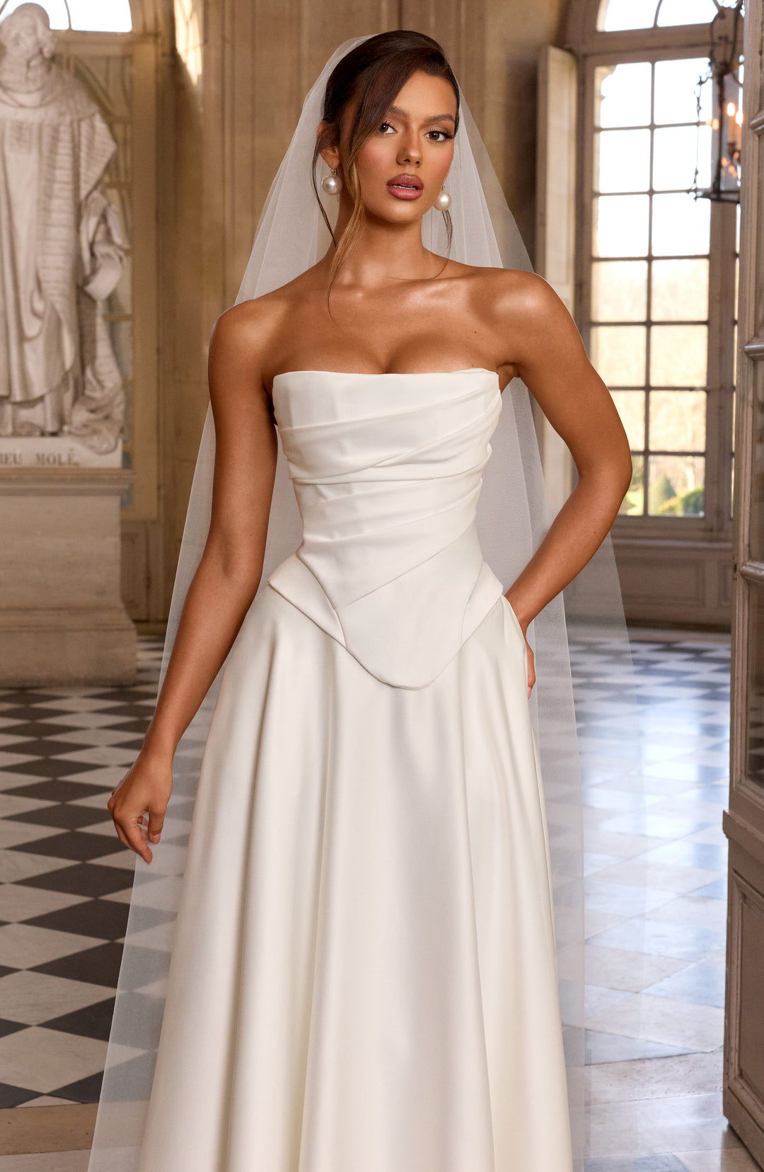 Corara Corset in Ivory by Clandour, product photo 1