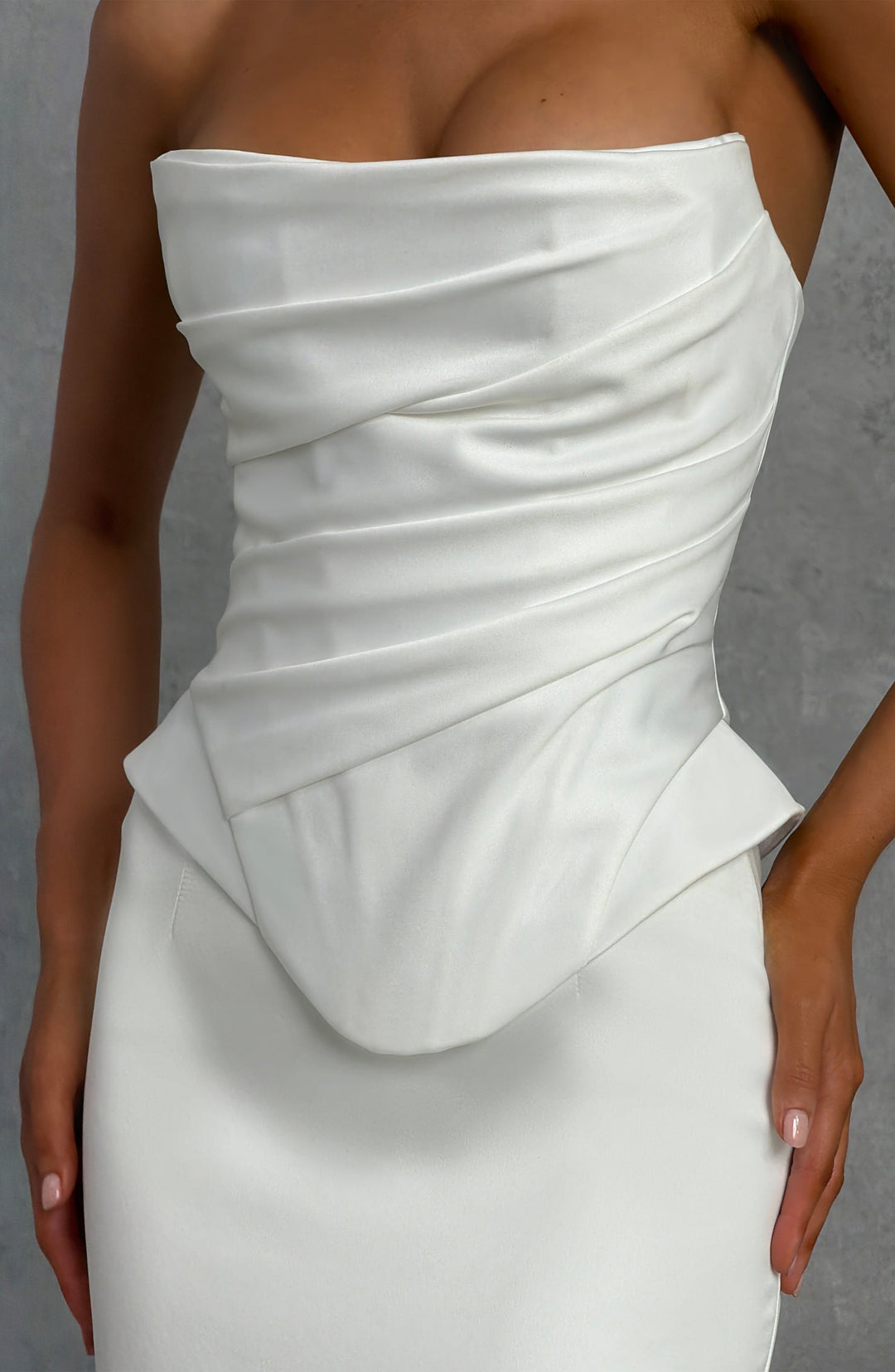 Corara Corset in Ivory by Clandour, product photo 4