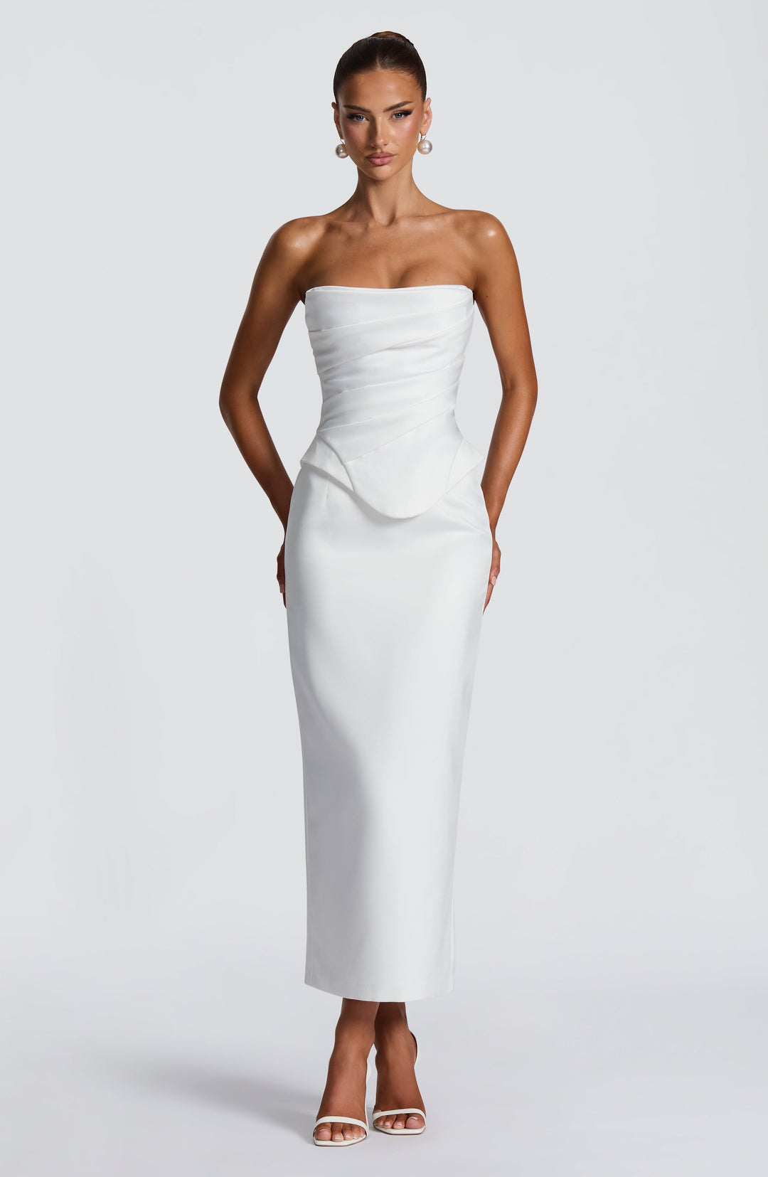 Corara Corset in Ivory by Clandour, product photo 8