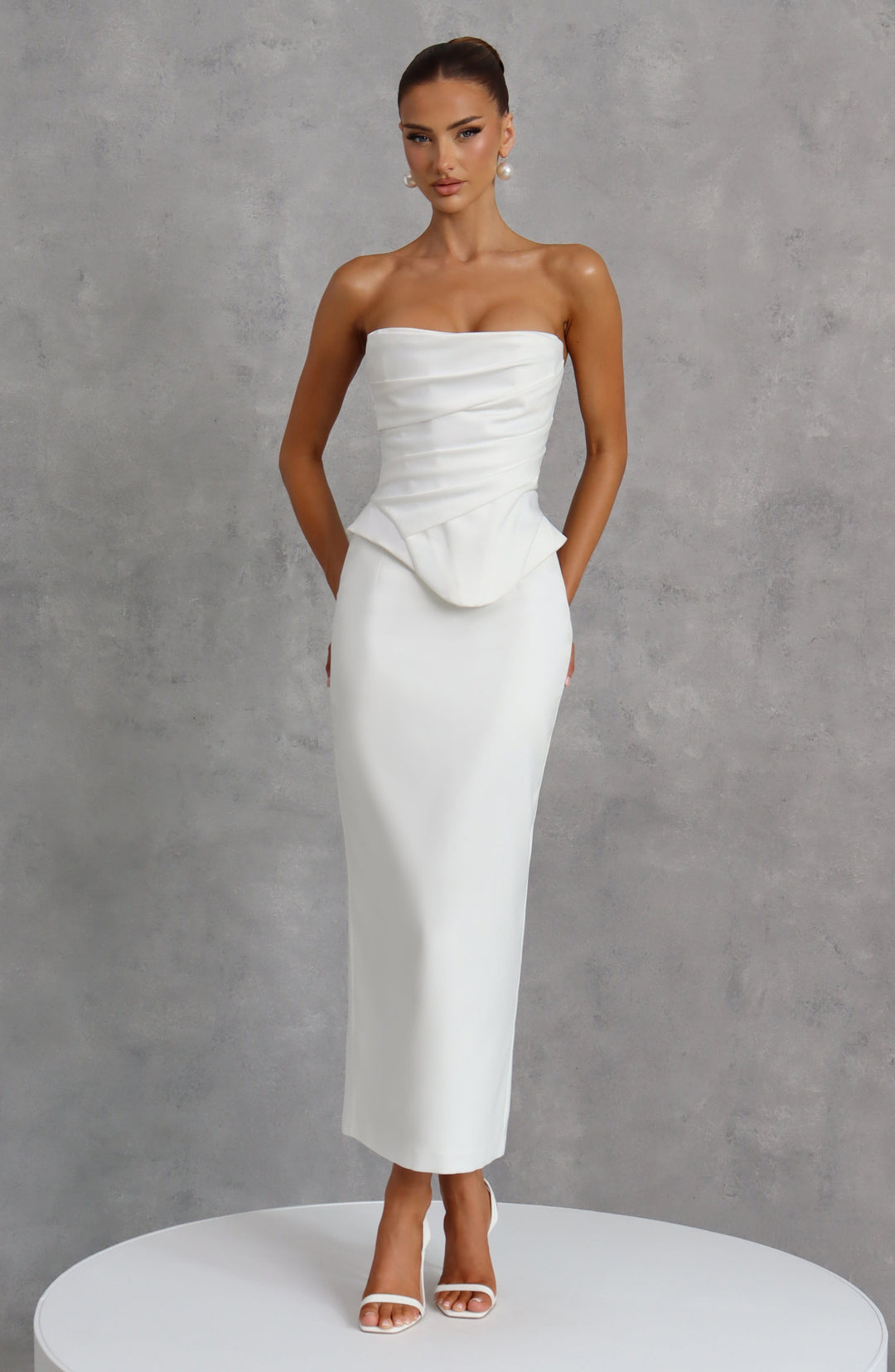 Corara Corset in Ivory by Clandour, product photo 12