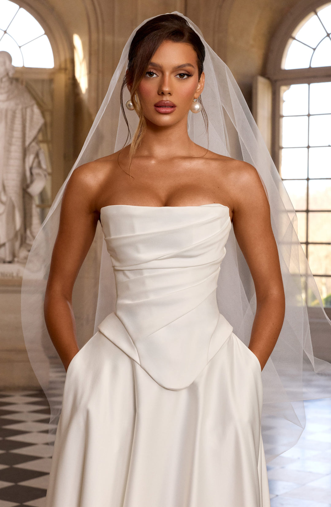 Corara Corset in Ivory by Clandour, product photo 13