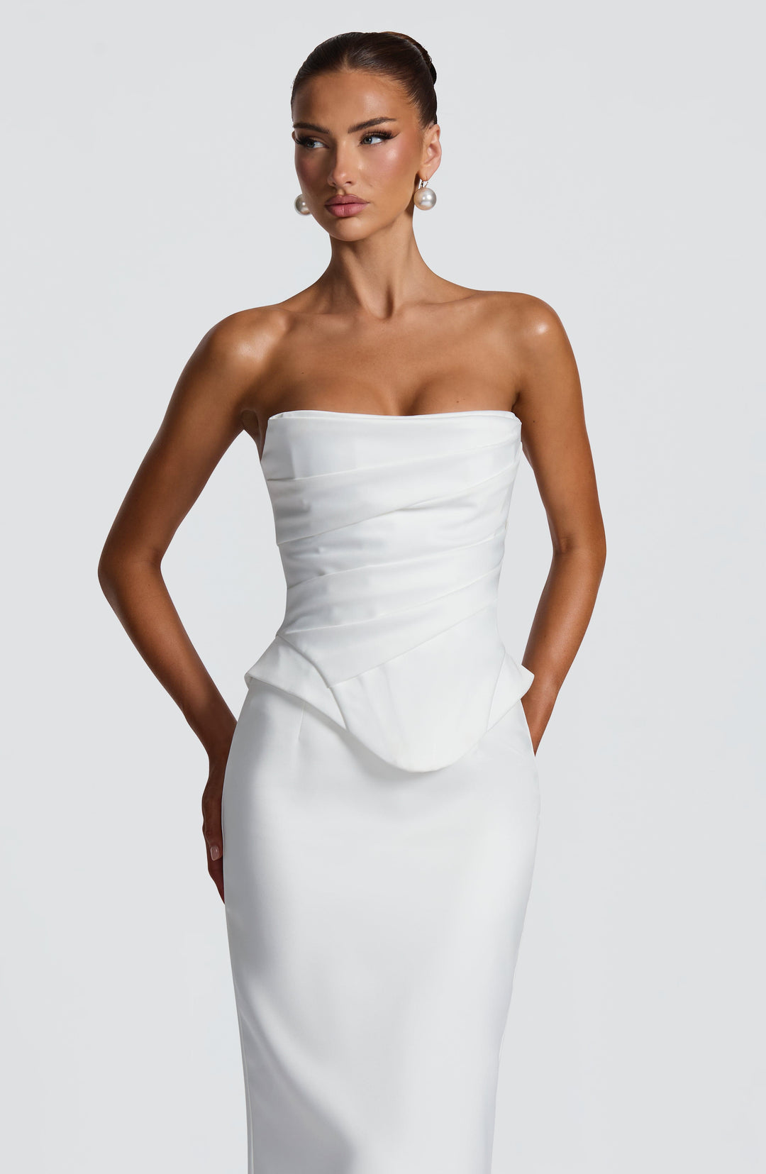 Corara Corset in Ivory by Clandour, product photo 16