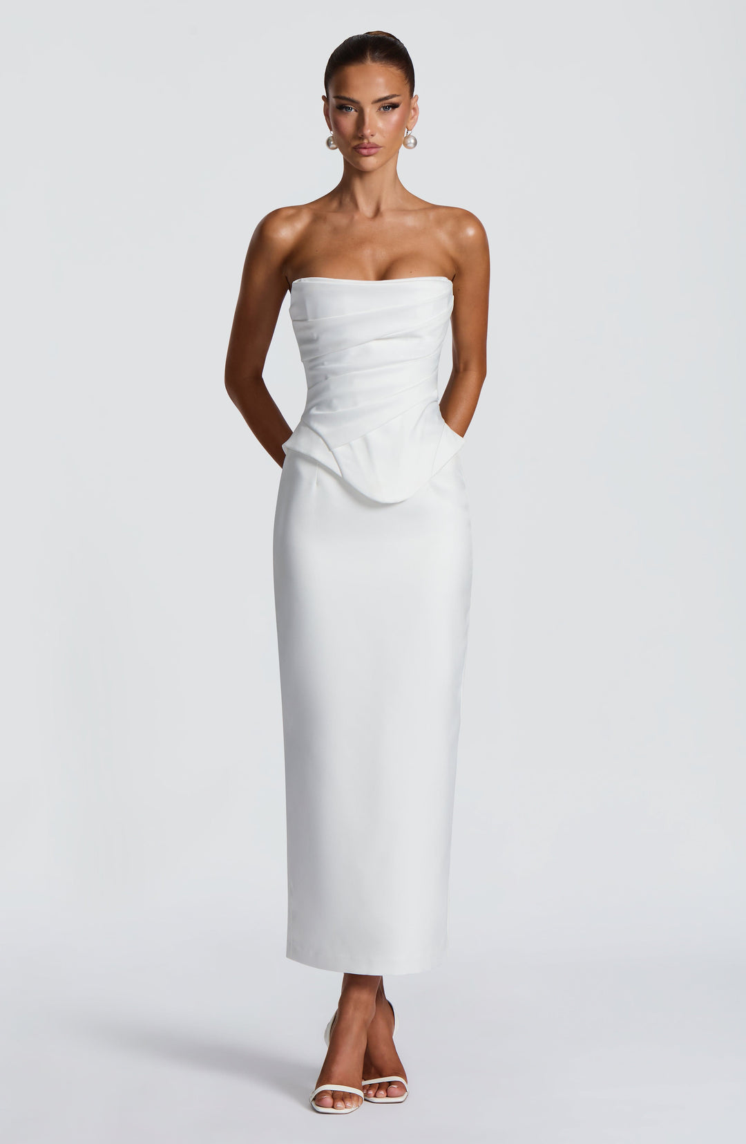 Corara Corset in Ivory by Clandour, product photo 17