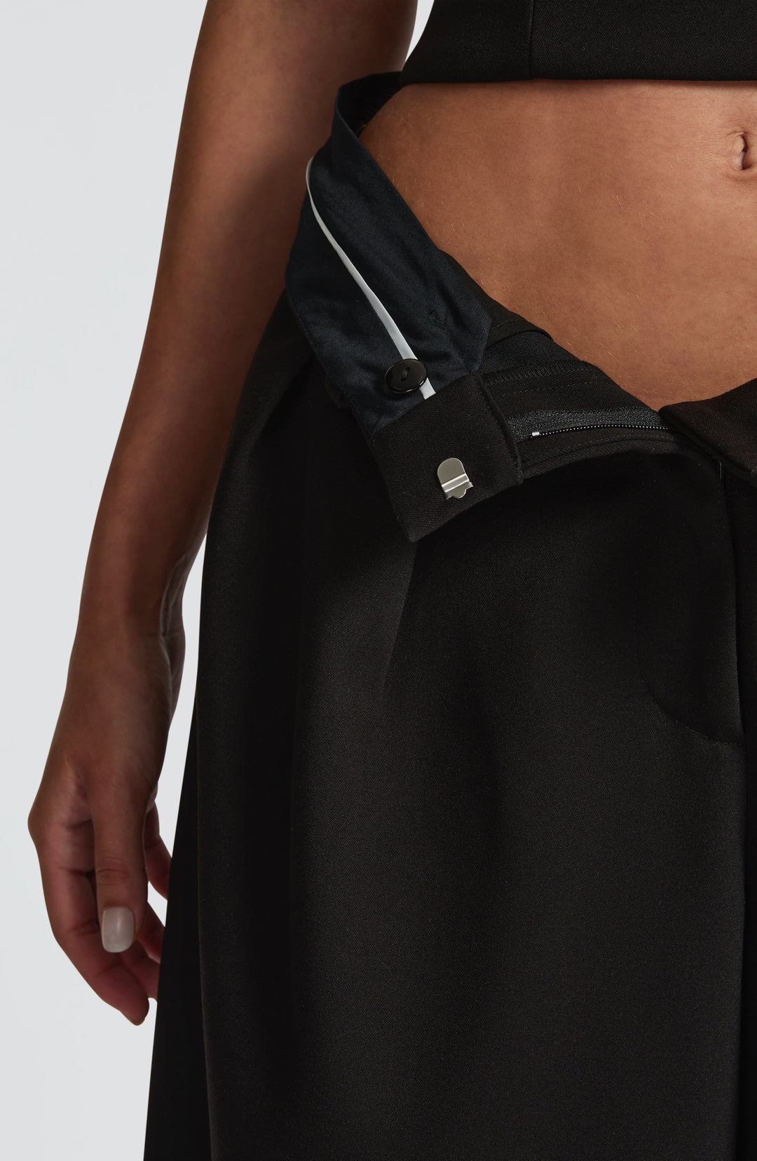 Corari Bermuda Shorts in Black by Clandour, product photo 8