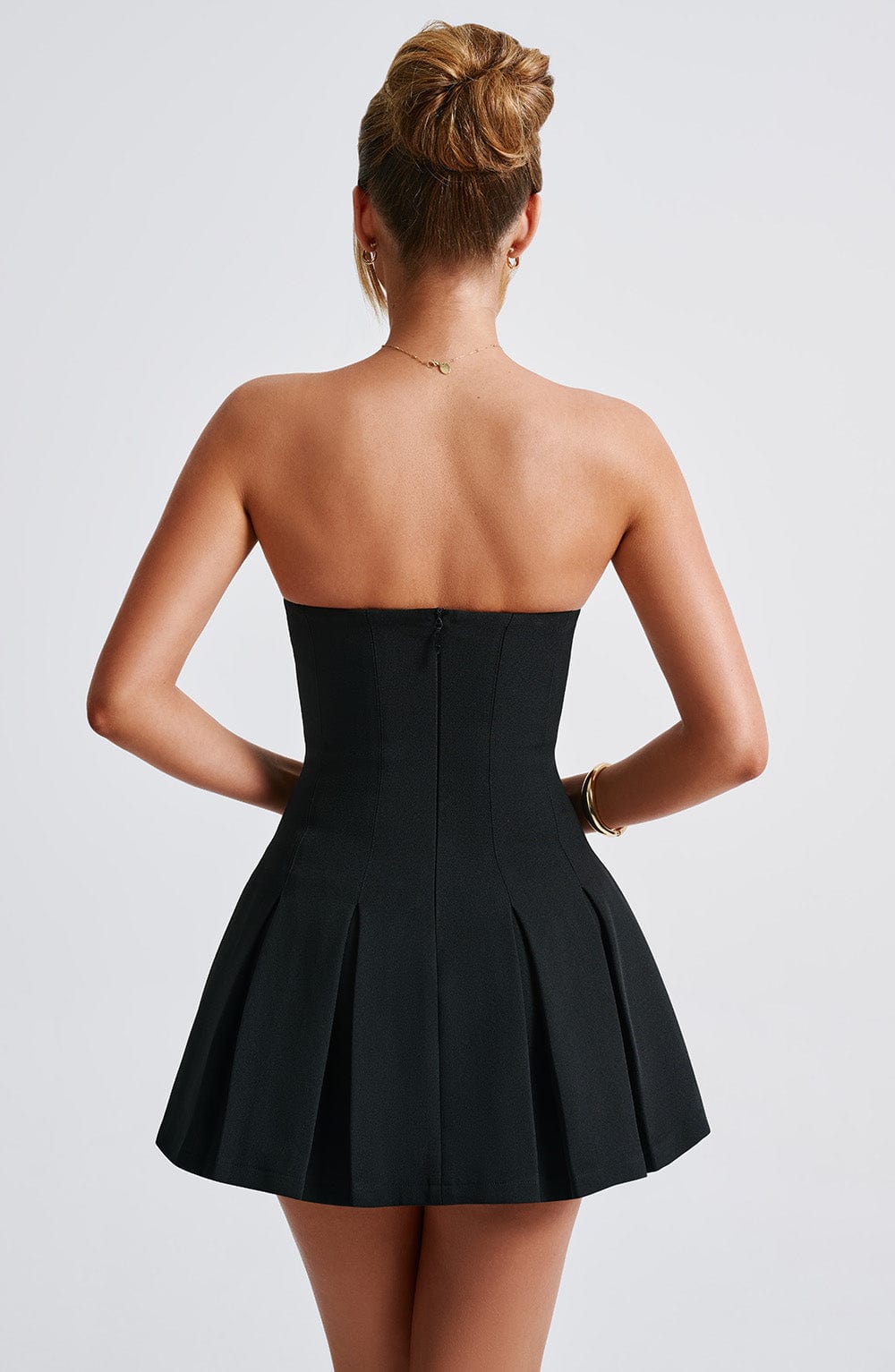 Daliaella Mini Dress in Black by Clandour, product photo 5
