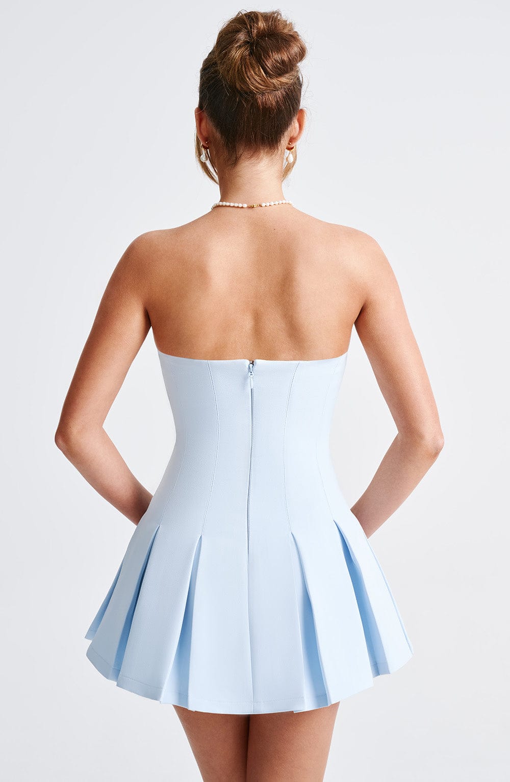 Daliaella Mini Dress in Blue by Clandour, product photo 3