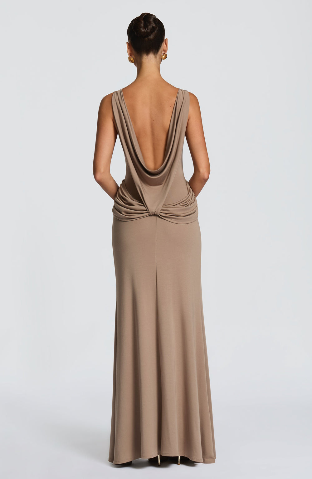 Daliaena Maxi Dress in Stone by Clandour, product photo 2