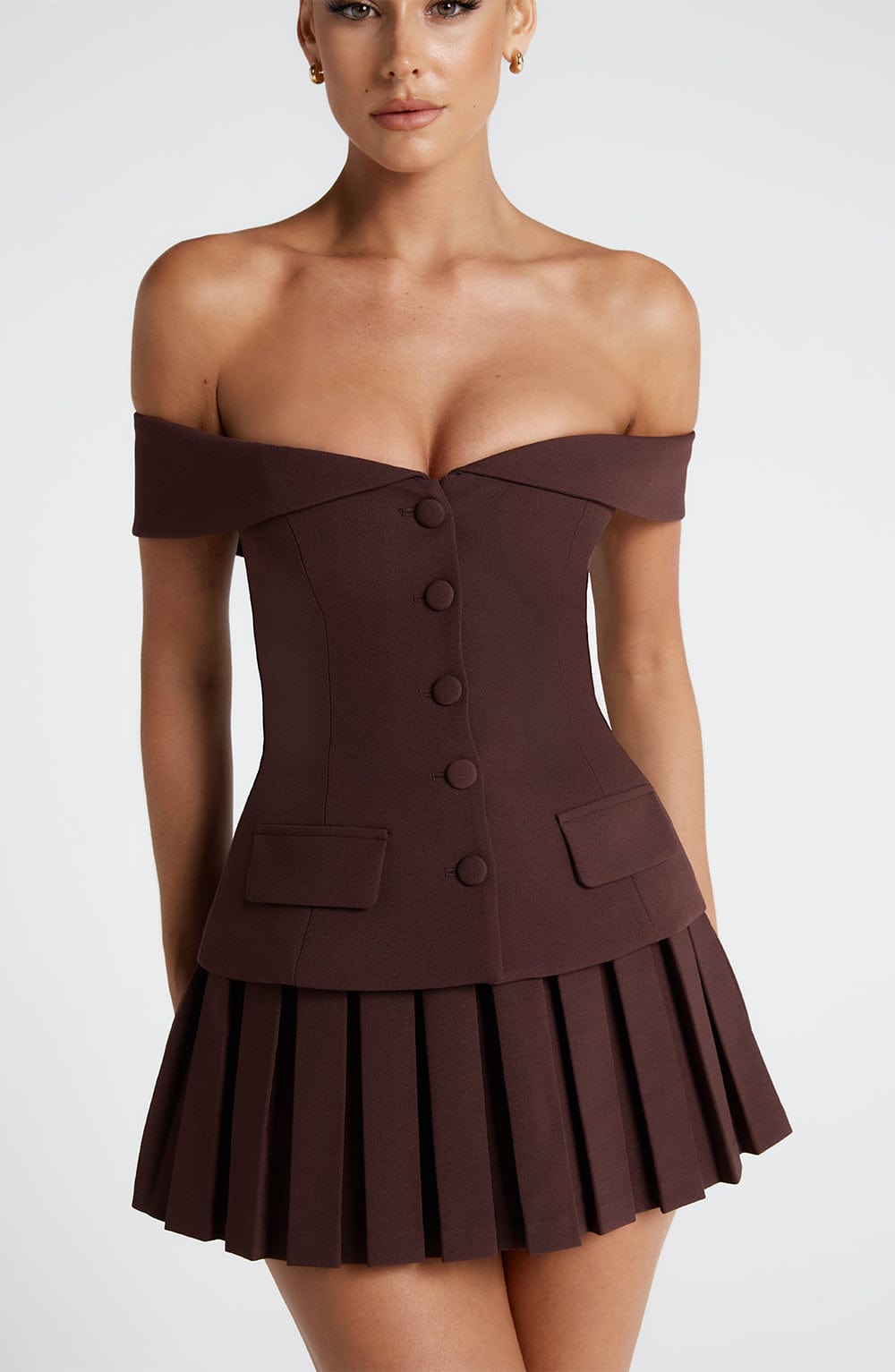 Daliaette Top in Plum Brown by Clandour, product photo 9