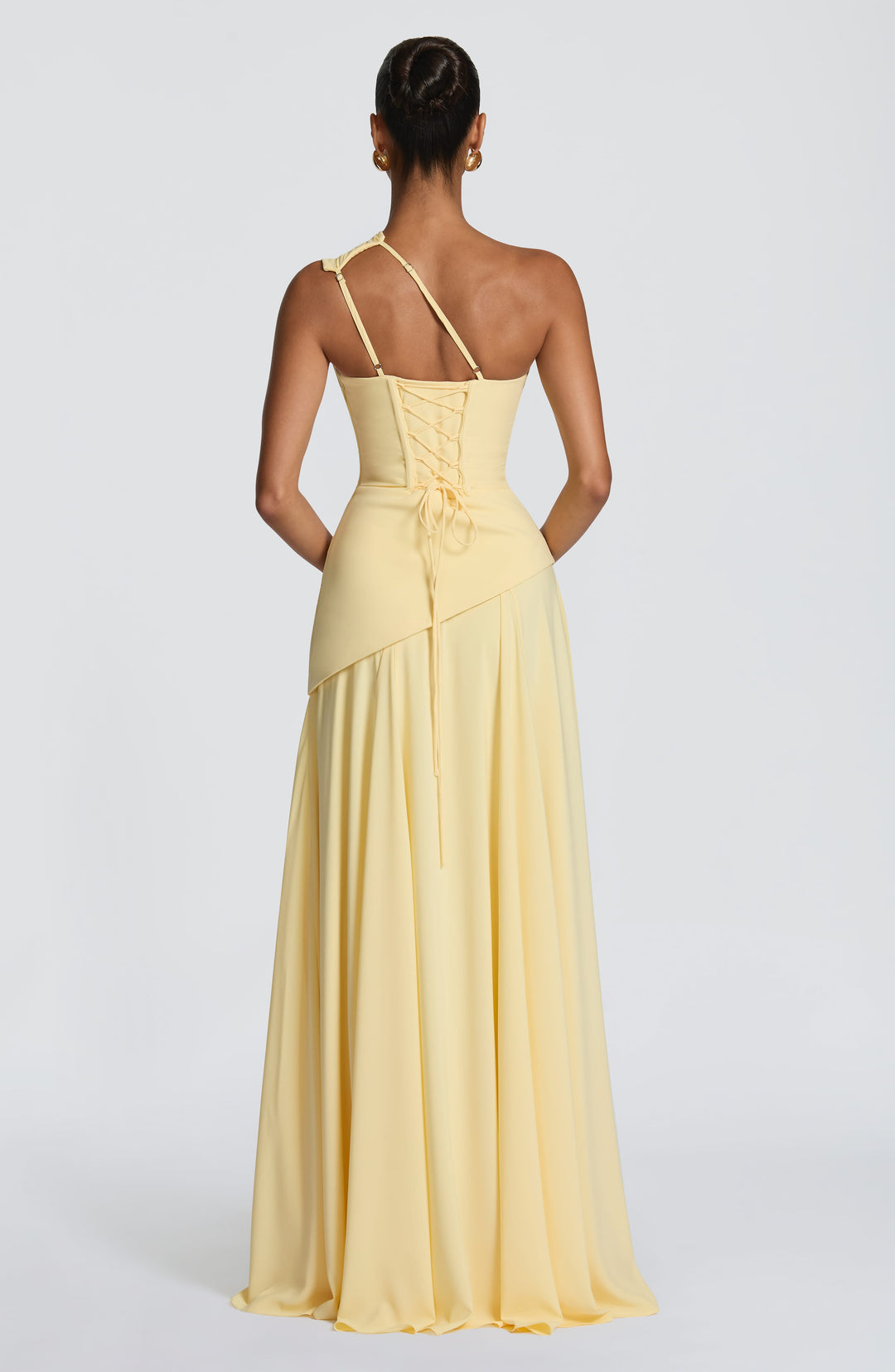 Daliaina Maxi Dress in Lemon by Clandour, product photo 3