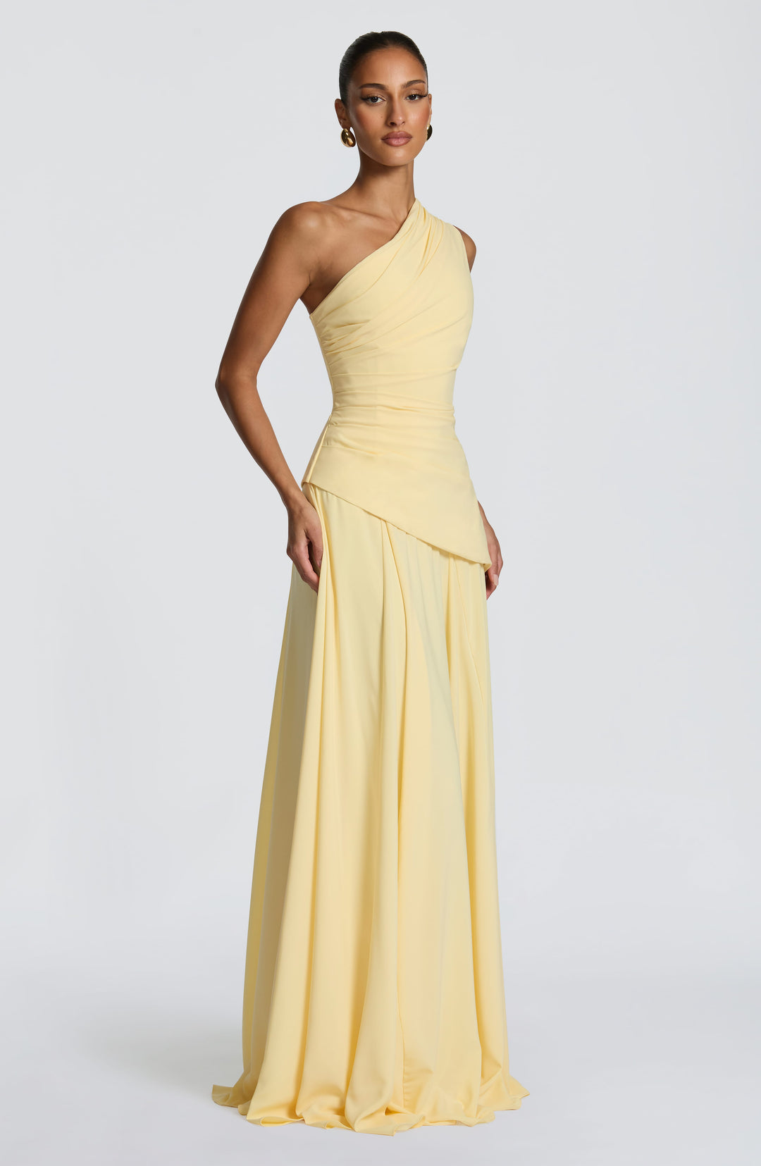 Daliaina Maxi Dress in Lemon by Clandour, product photo 4