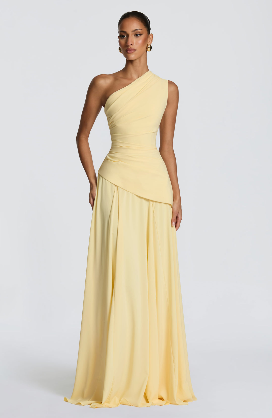 Daliaina Maxi Dress in Lemon by Clandour, product photo 6