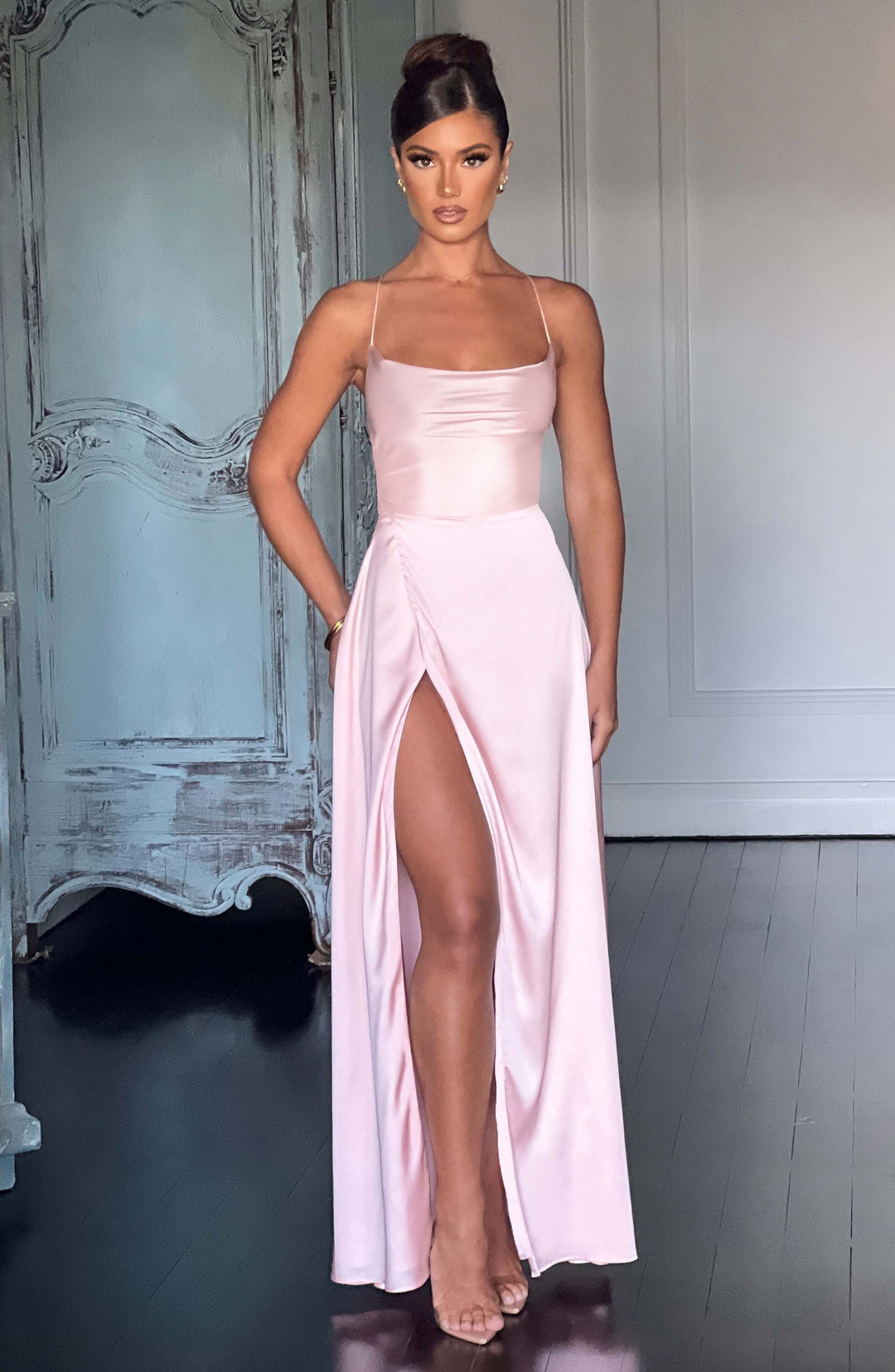 Daliaine Maxi Dress in Blush by Clandour, product photo 2
