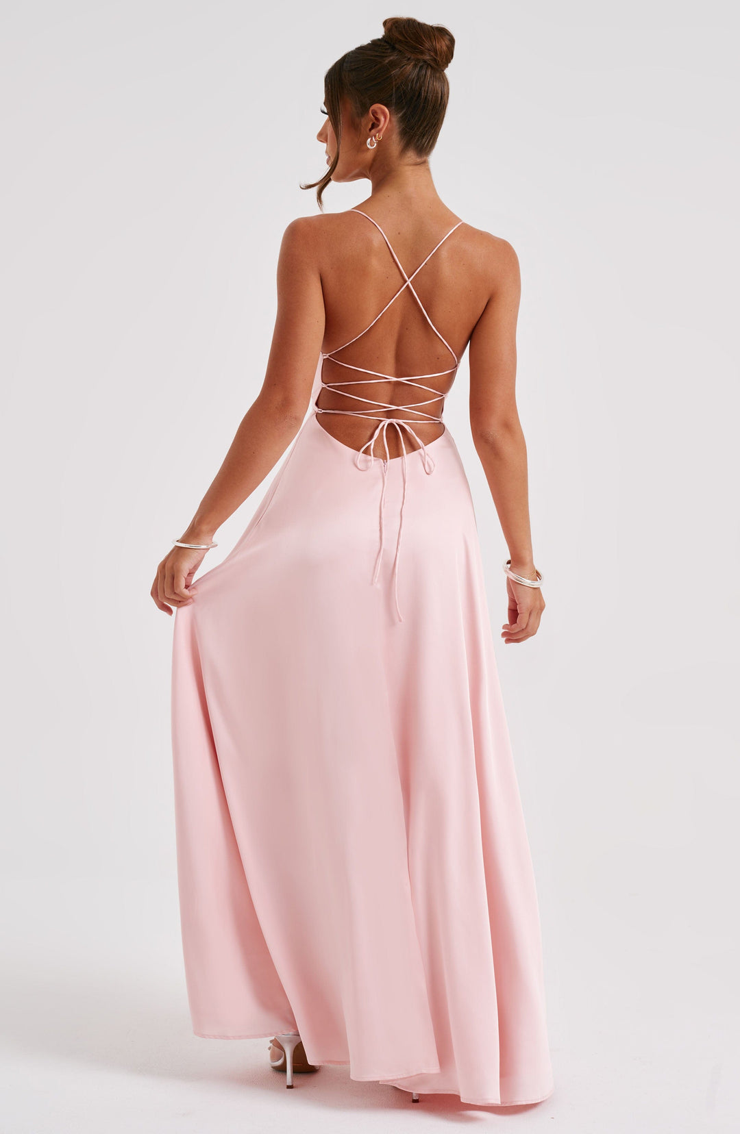 Daliaine Maxi Dress in Blush by Clandour, product photo 3