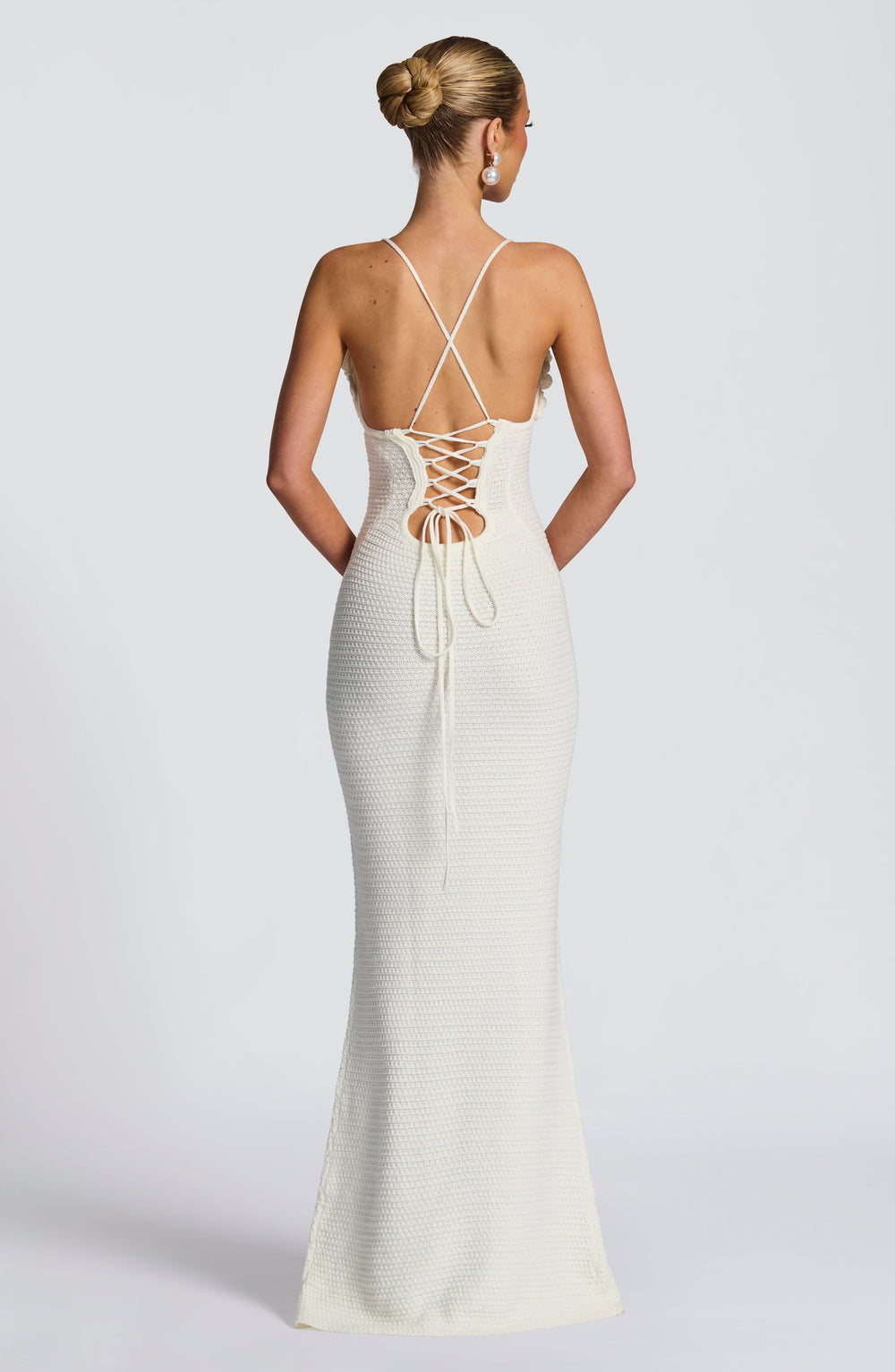 Daliairis Maxi Dress in Ivory by Clandour, product photo 2