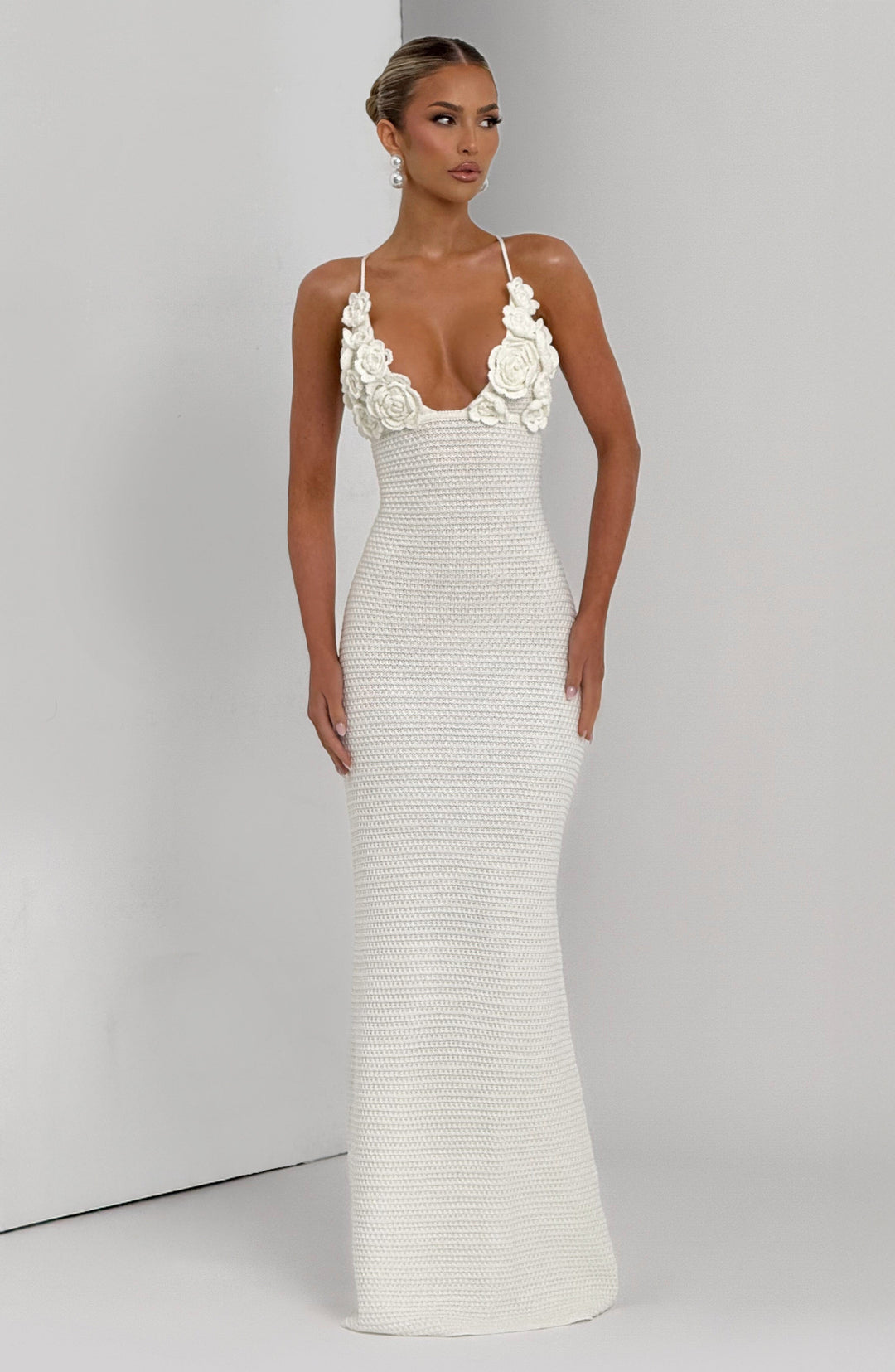 Daliairis Maxi Dress in Ivory by Clandour, product photo 8