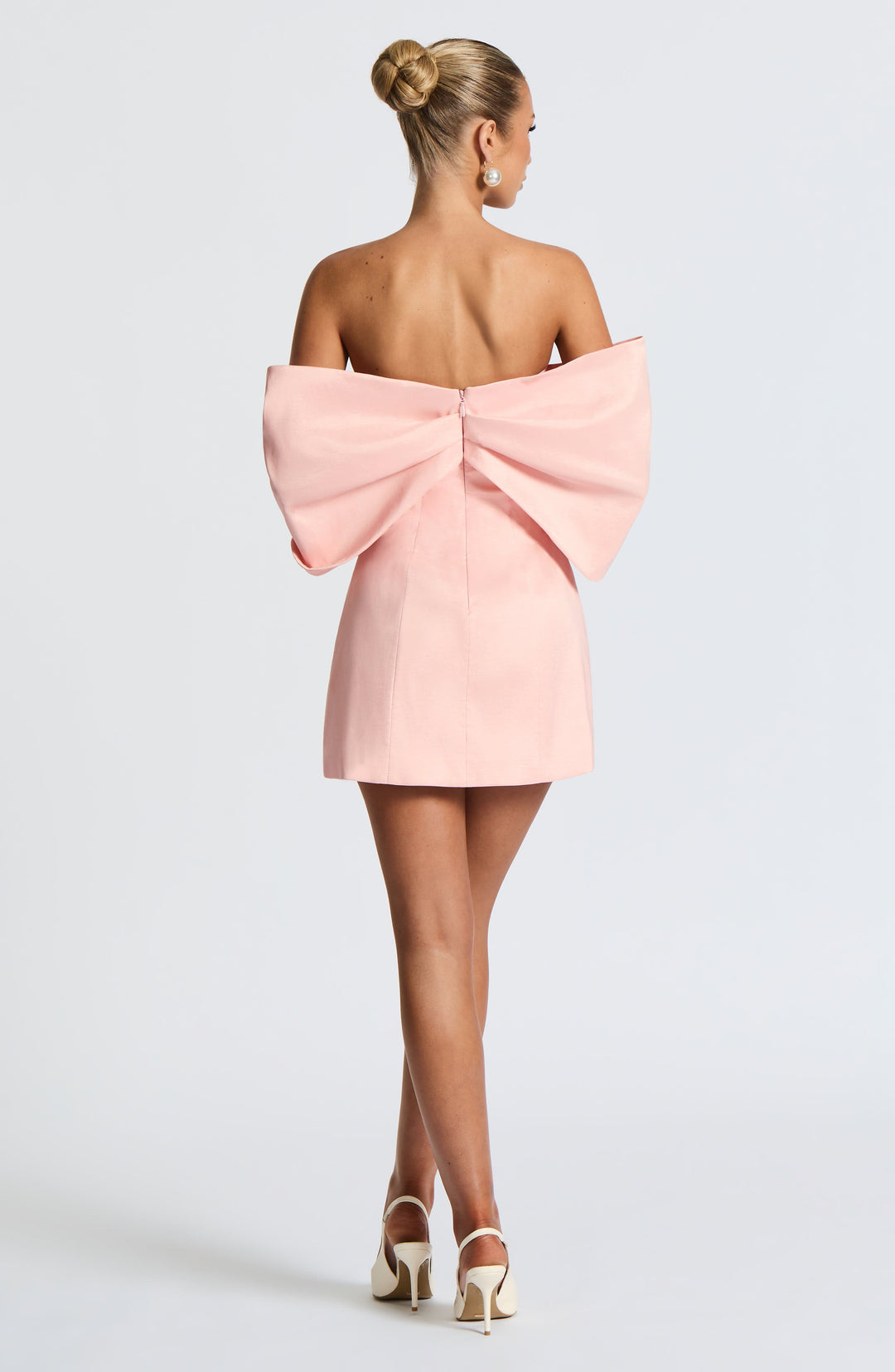 Daliaise Mini Dress in Blush by Clandour, product photo 2