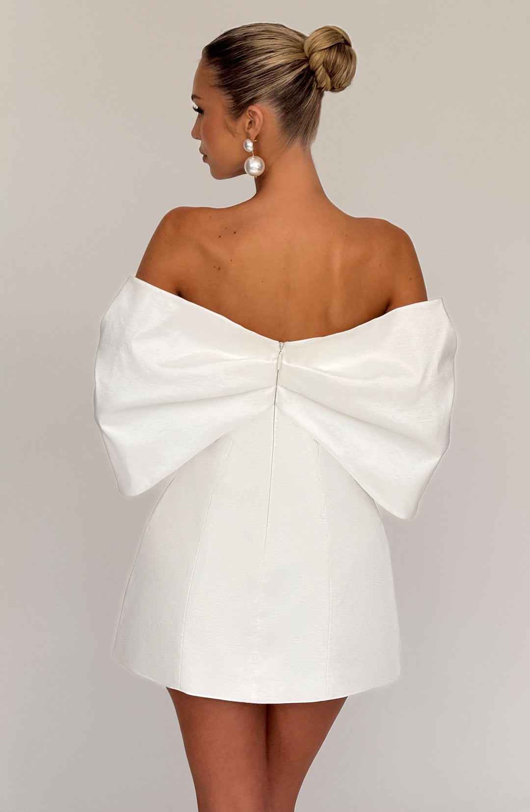 Daliaise Mini Dress in Ivory by Clandour, product photo 3