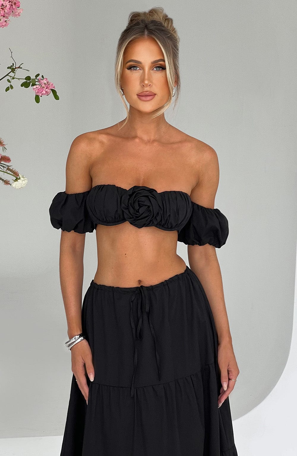 Dalialina Top in Black by Clandour, product photo 5
