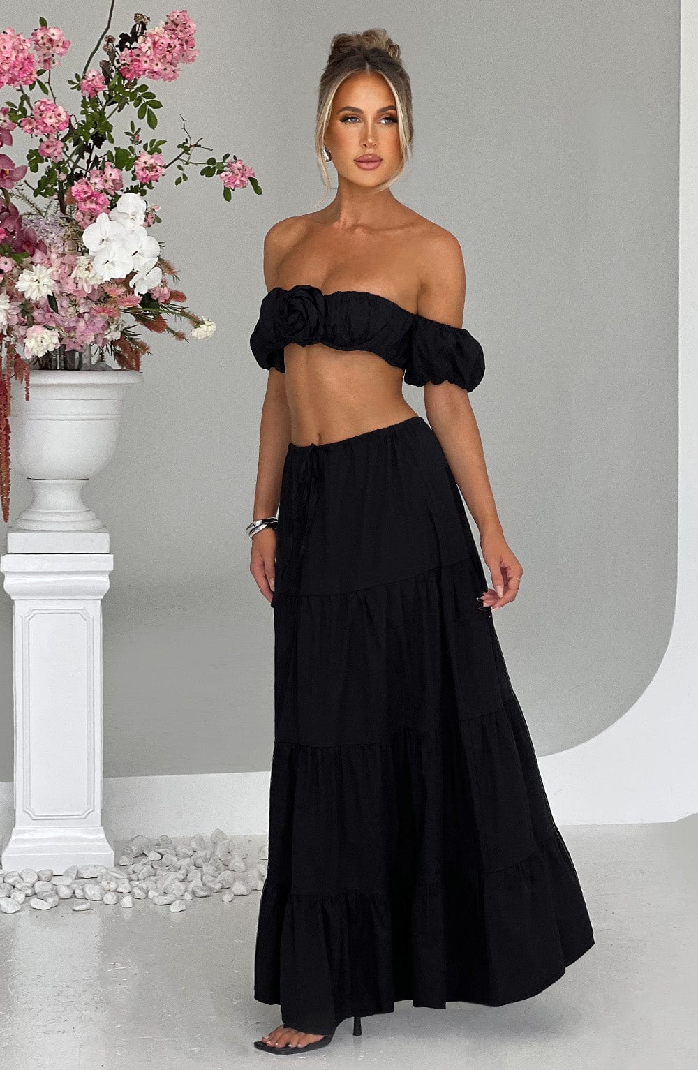 Dalialina Top in Black by Clandour, product photo 6