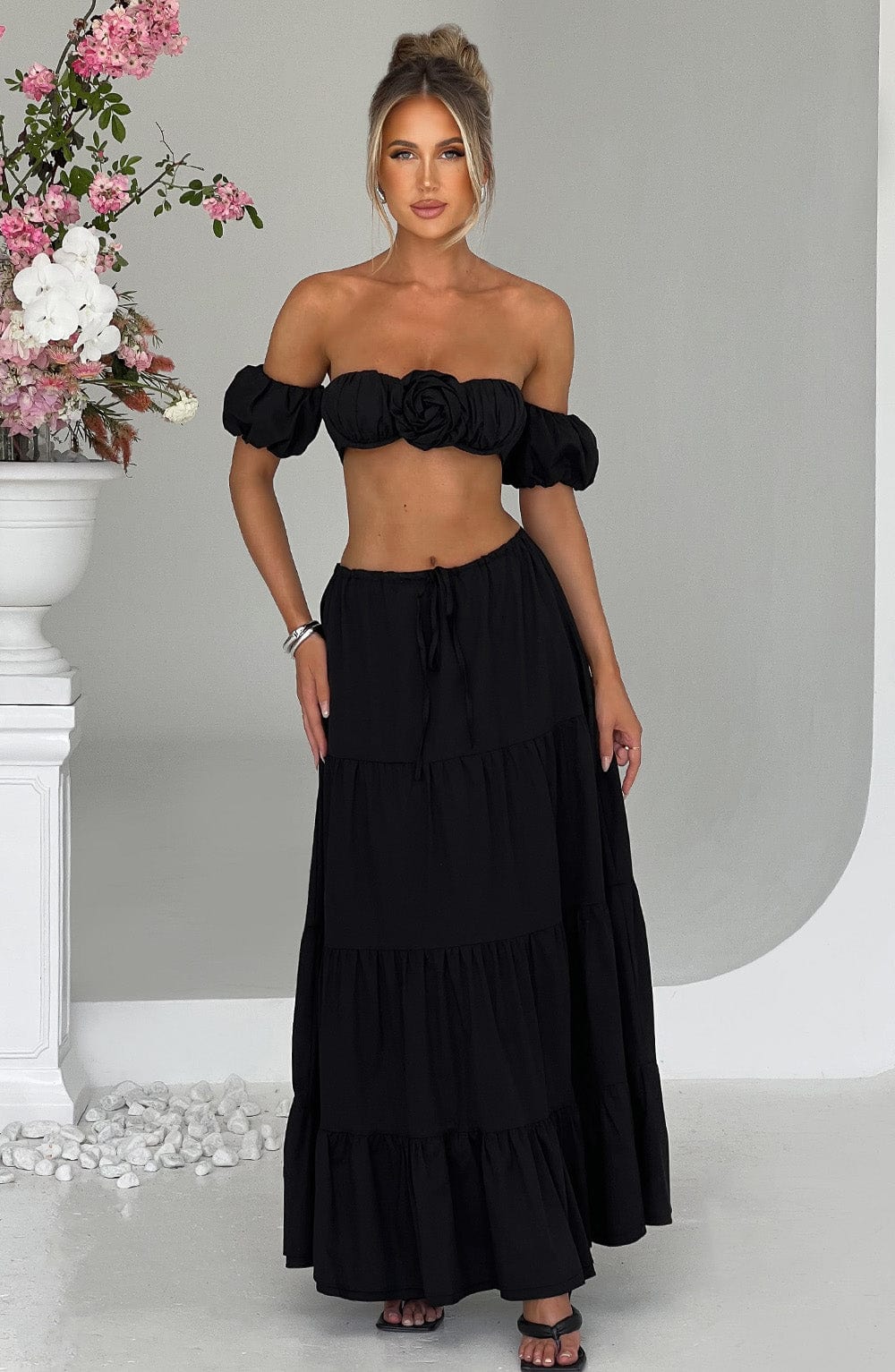 Dalialina Top in Black by Clandour, product photo 7