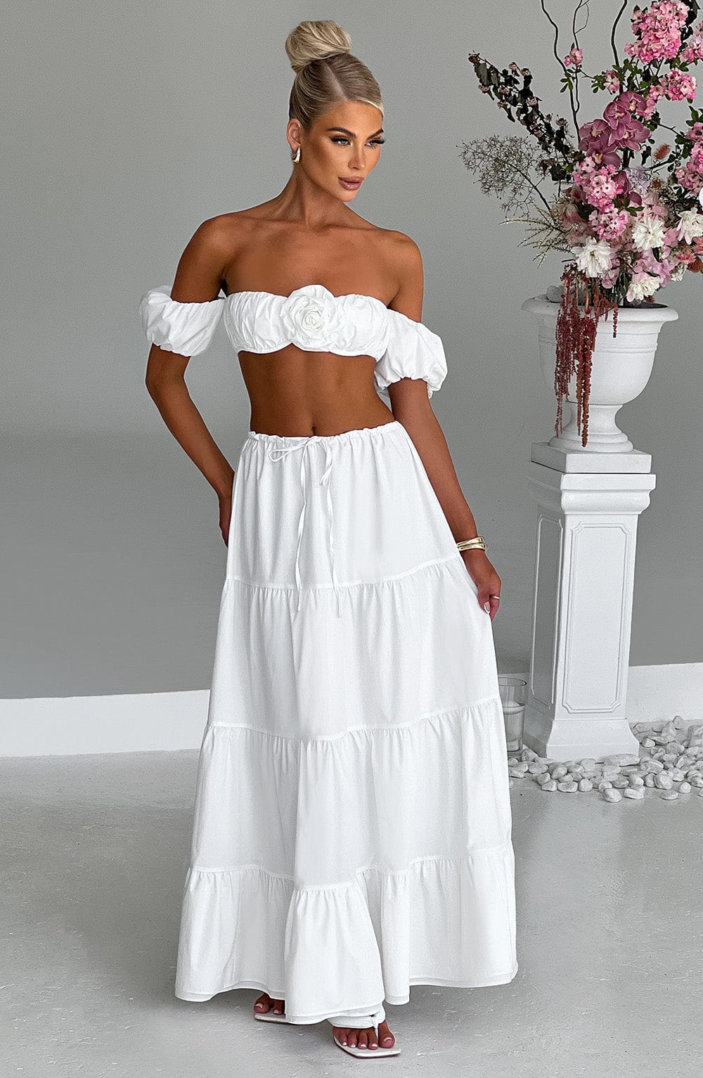 Dalialina Top in Ivory by Clandour, product photo 1