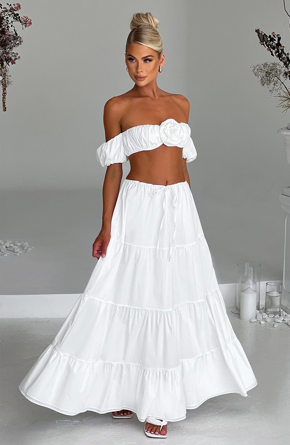 Dalialina Top in Ivory by Clandour, product photo 3