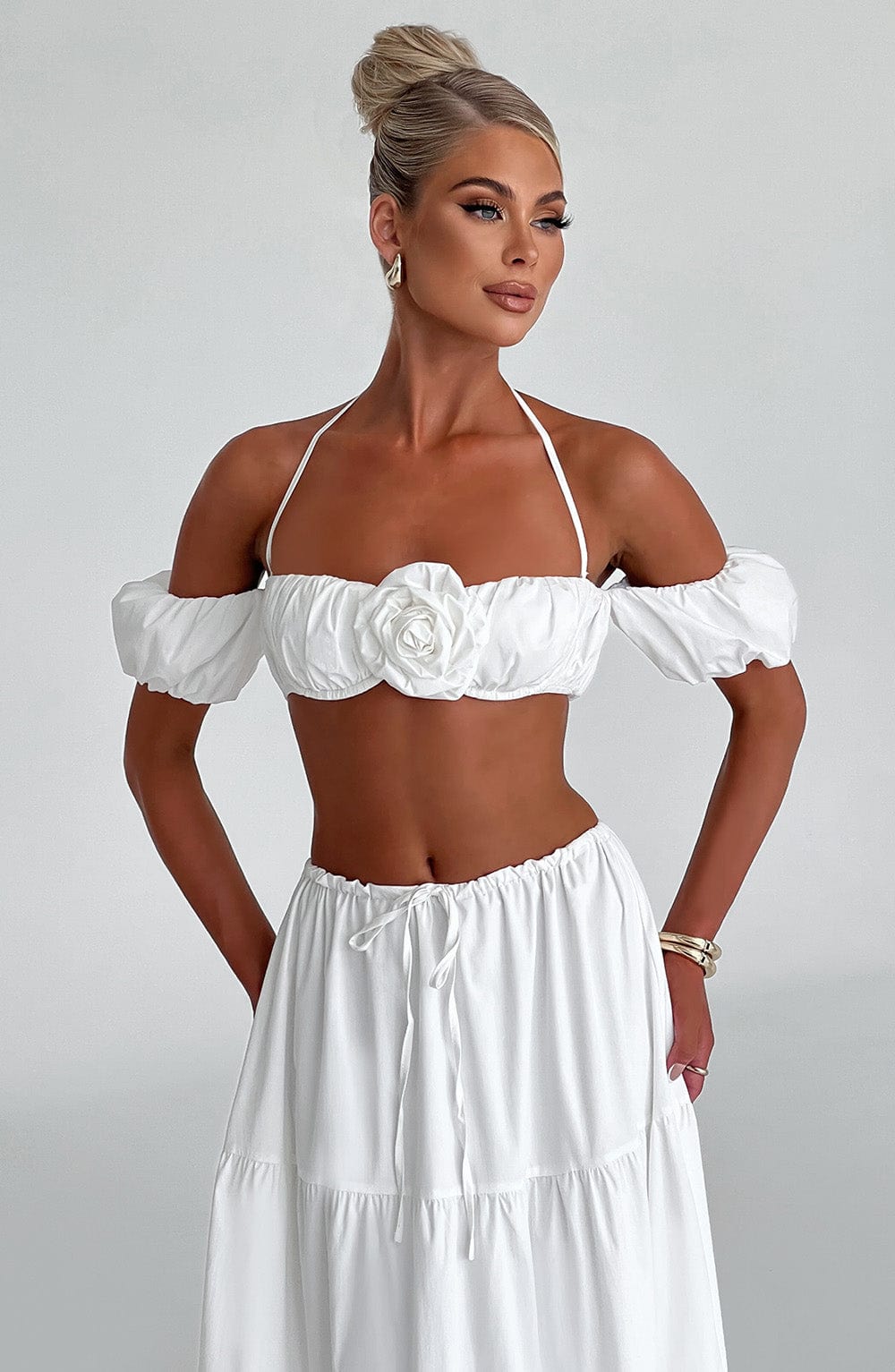 Dalialina Top in Ivory by Clandour, product photo 4