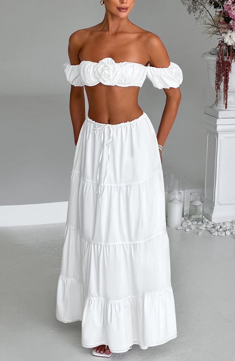 Dalialina Top in Ivory by Clandour, product photo 6