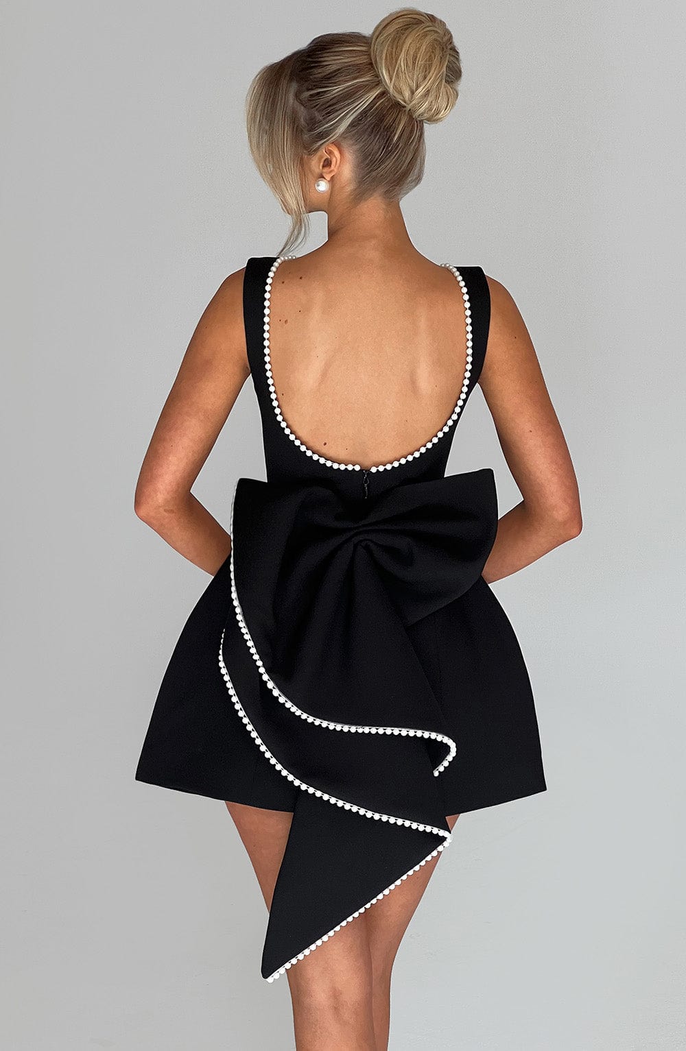 Daliamira Mini Dress in Black by Clandour, product photo 1