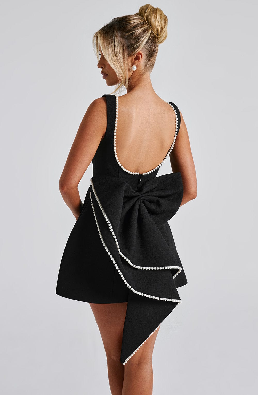 Daliamira Mini Dress in Black by Clandour, product photo 7