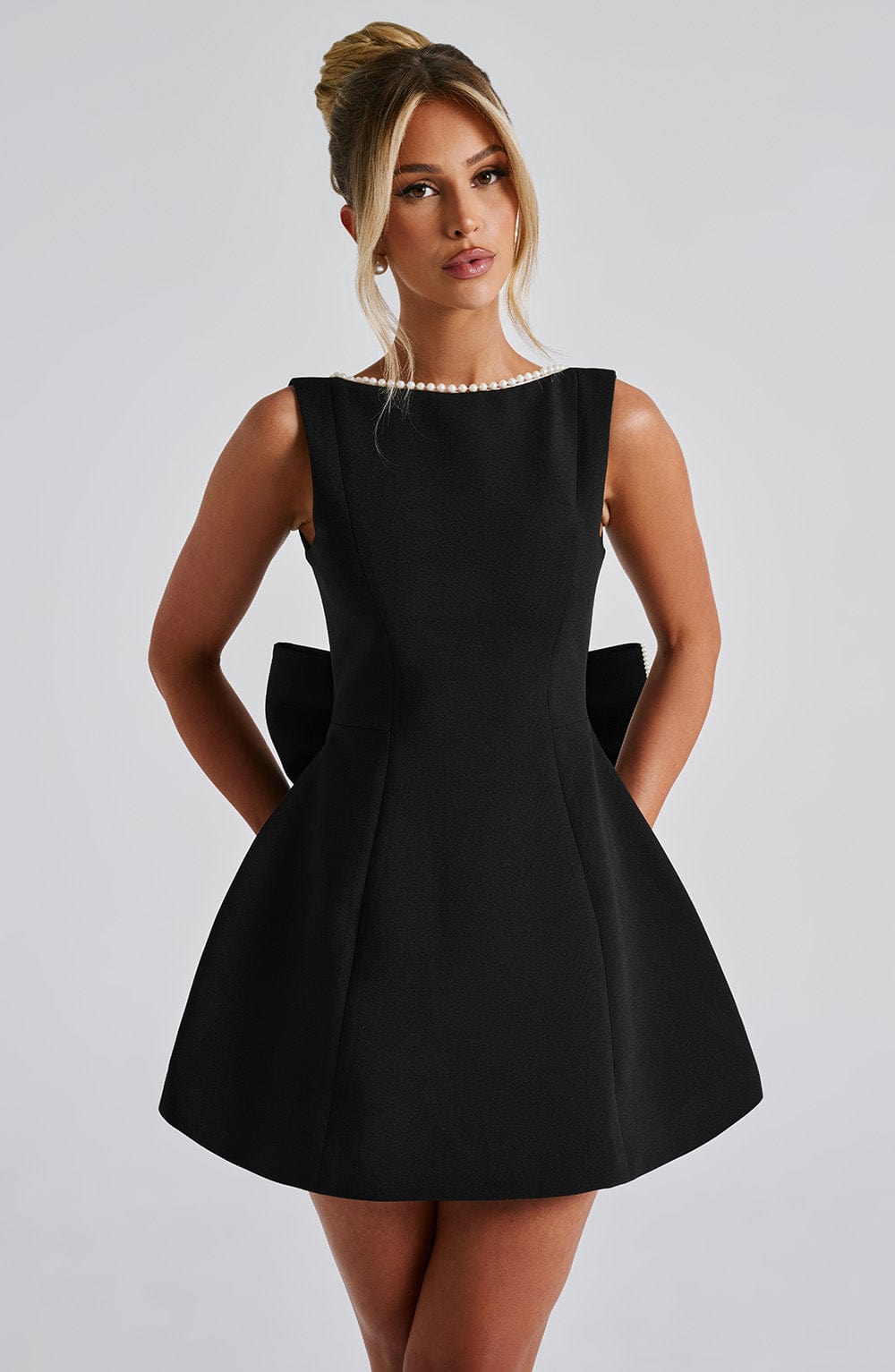 Daliamira Mini Dress in Black by Clandour, product photo 10