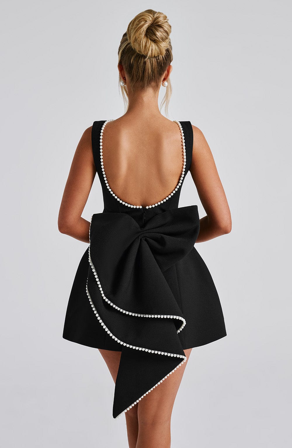 Daliamira Mini Dress in Black by Clandour, product photo 12