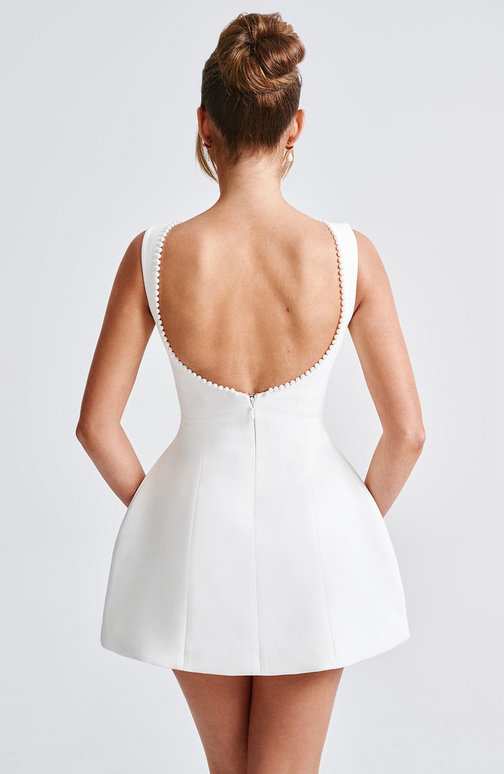 Daliamira Mini Dress in Ivory by Clandour, product photo 10
