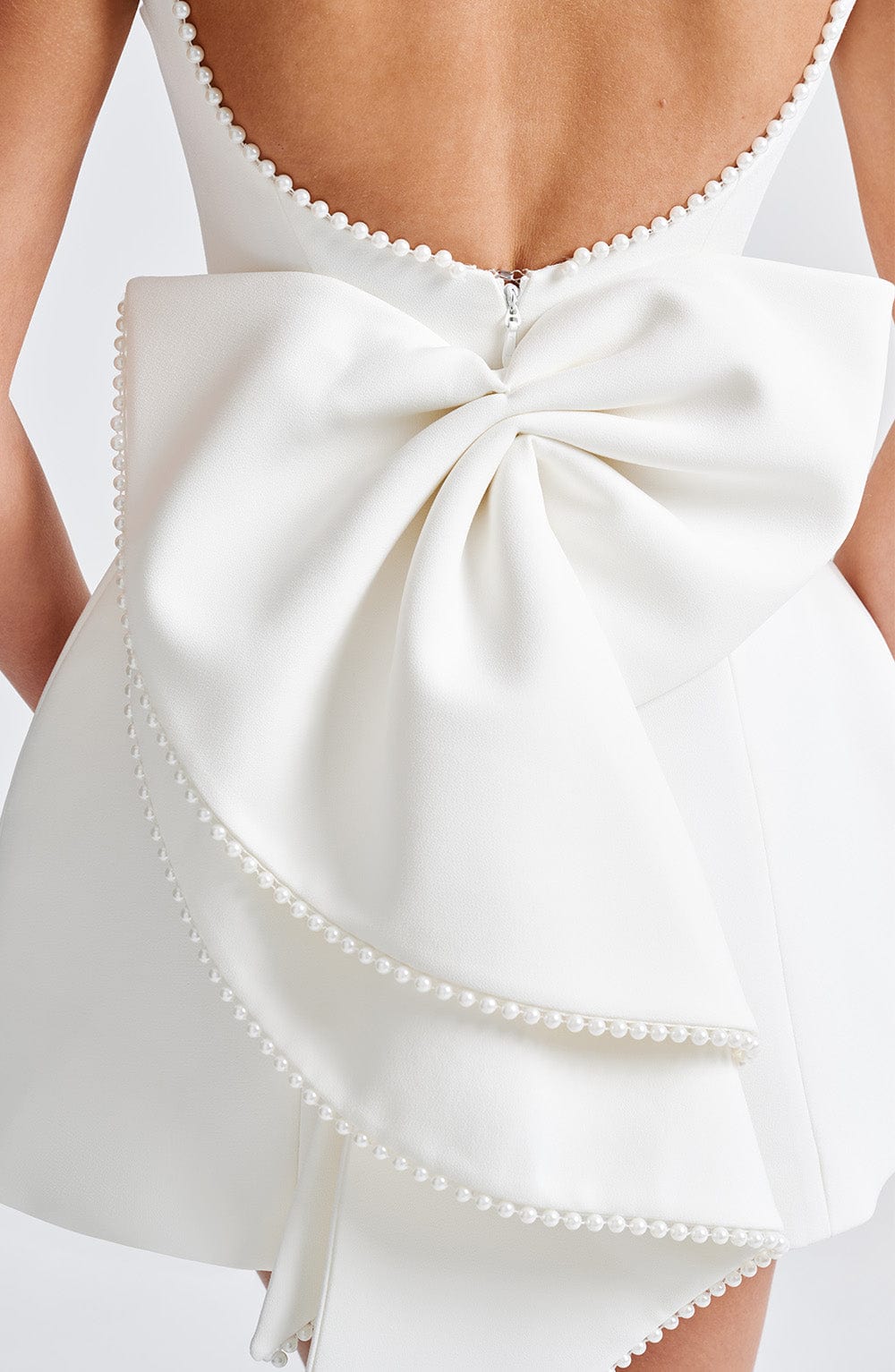 Daliamira Mini Dress in Ivory by Clandour, product photo 12