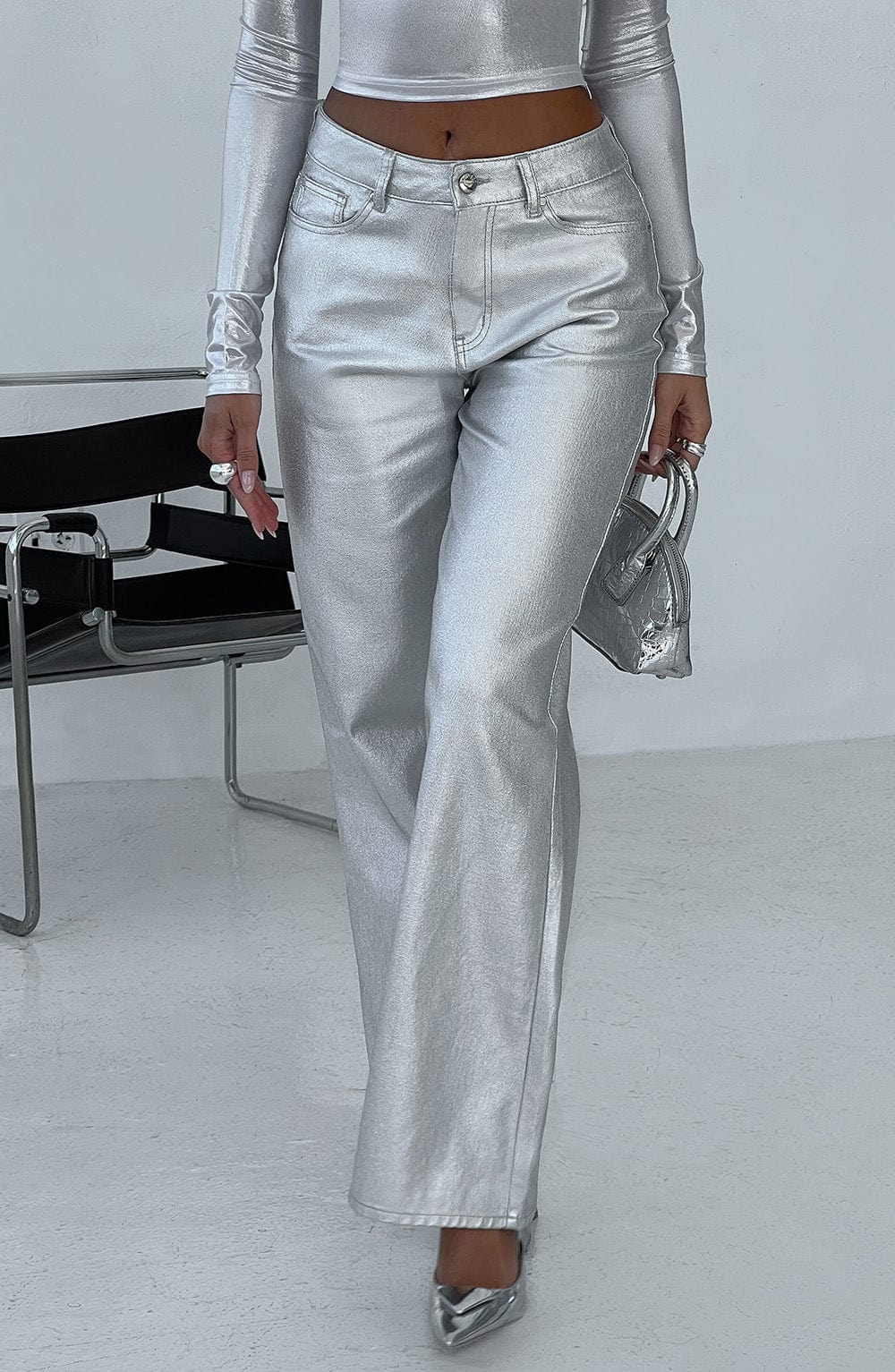 Dalianora Pant in Silver by Clandour, product photo 3