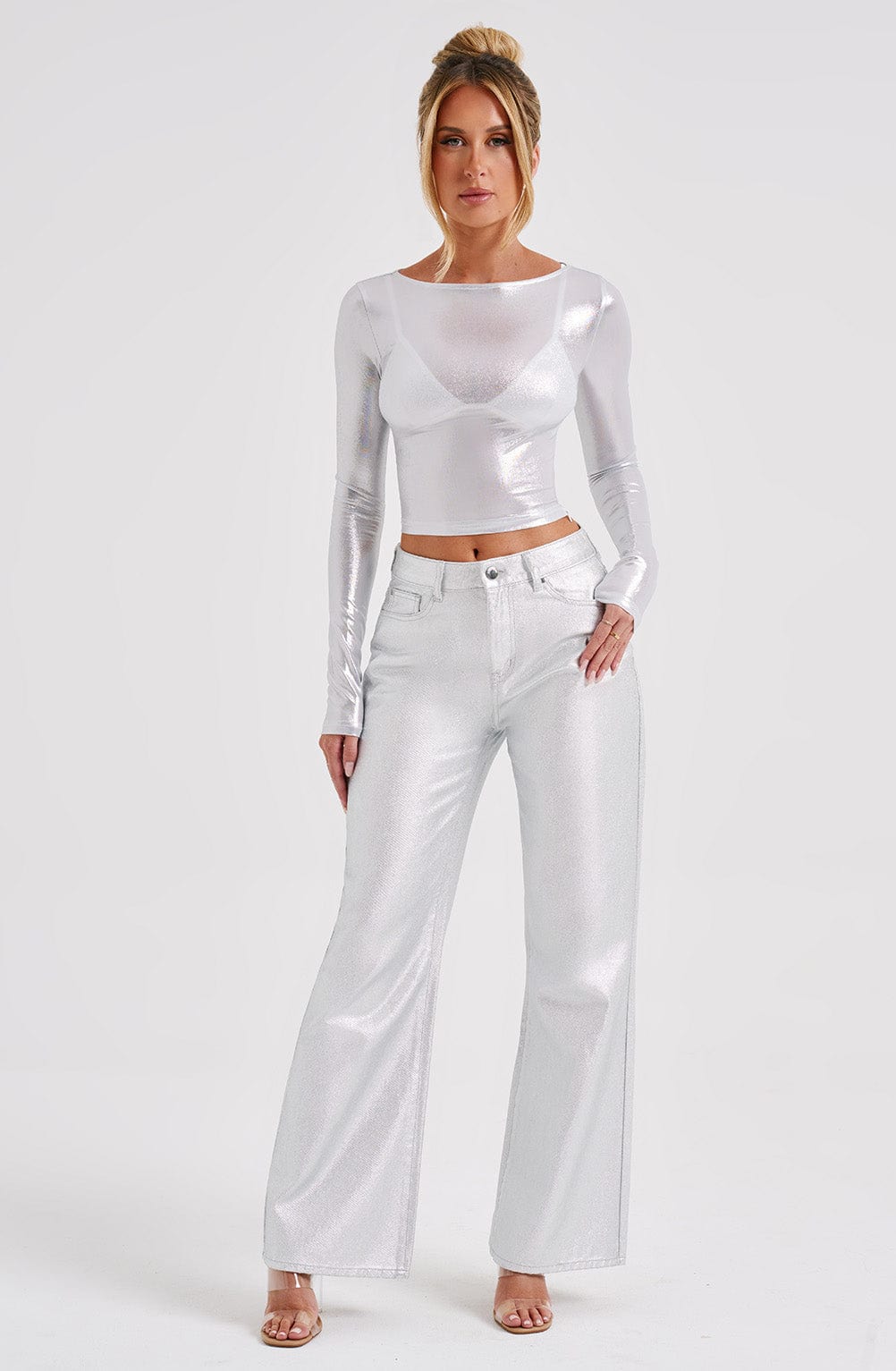 Dalianora Pant in Silver by Clandour, product photo 11