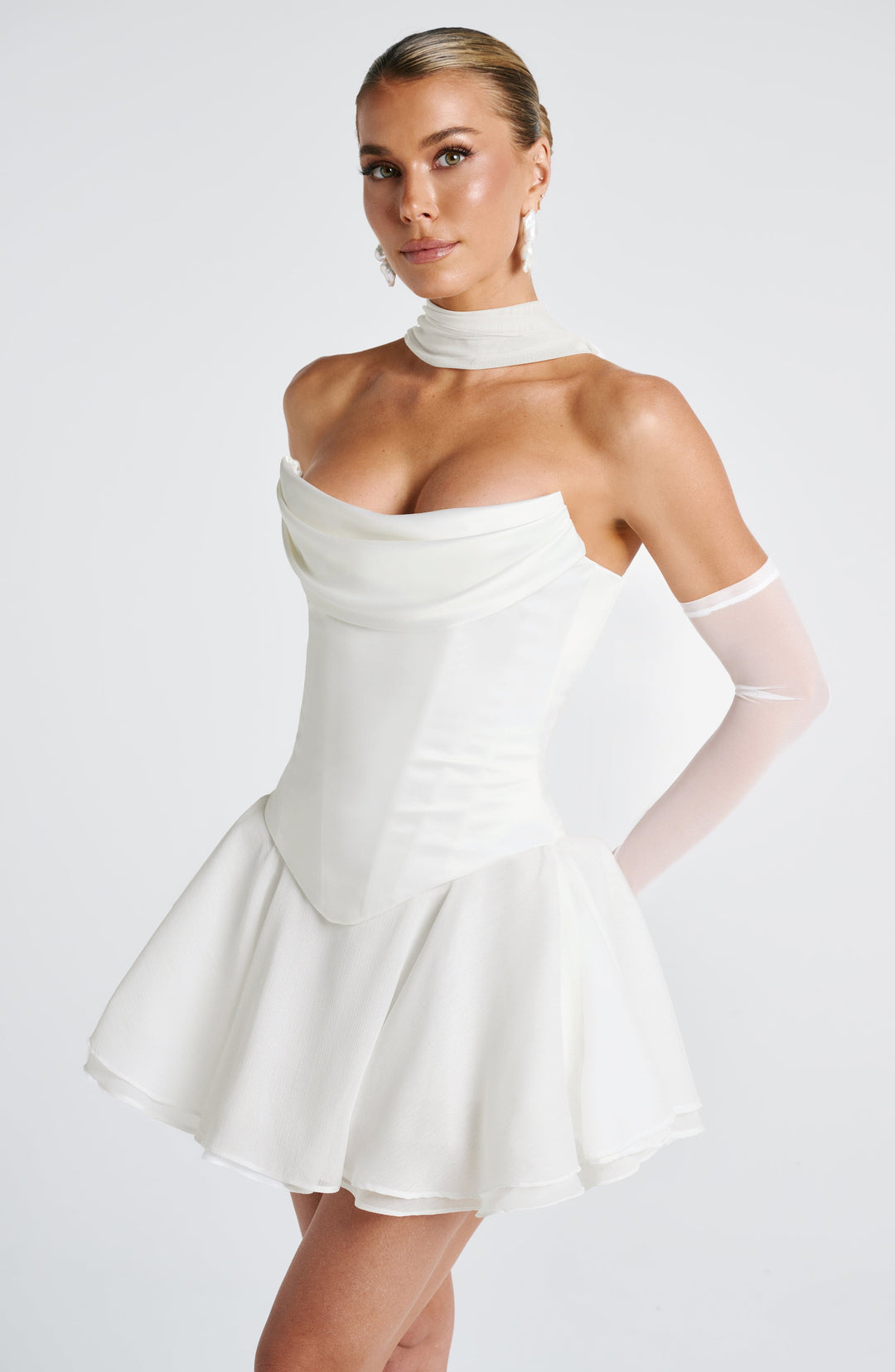 Daliaoria Corset in Ivory by Clandour, product photo 7