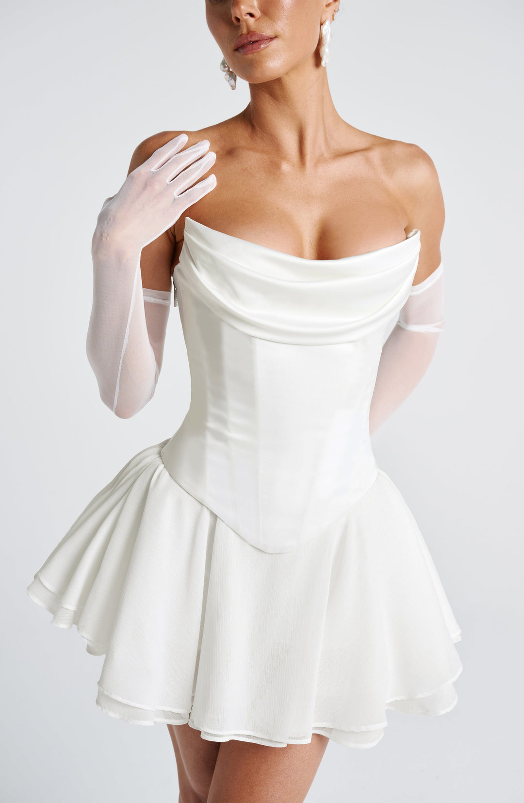 Daliaoria Corset in Ivory by Clandour, product photo 8