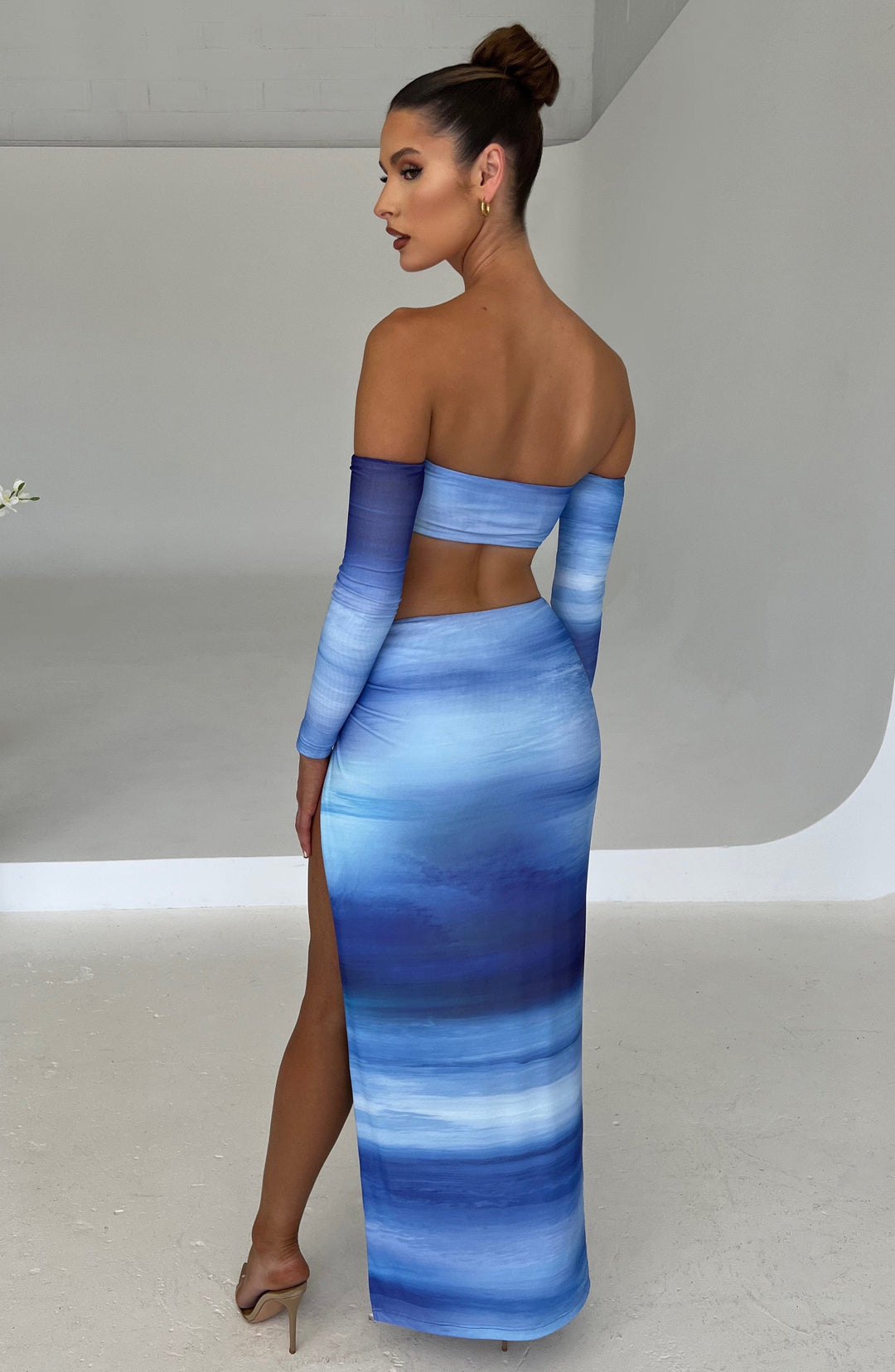Daliari Top in Blue Haze Print by Clandour, product photo 9