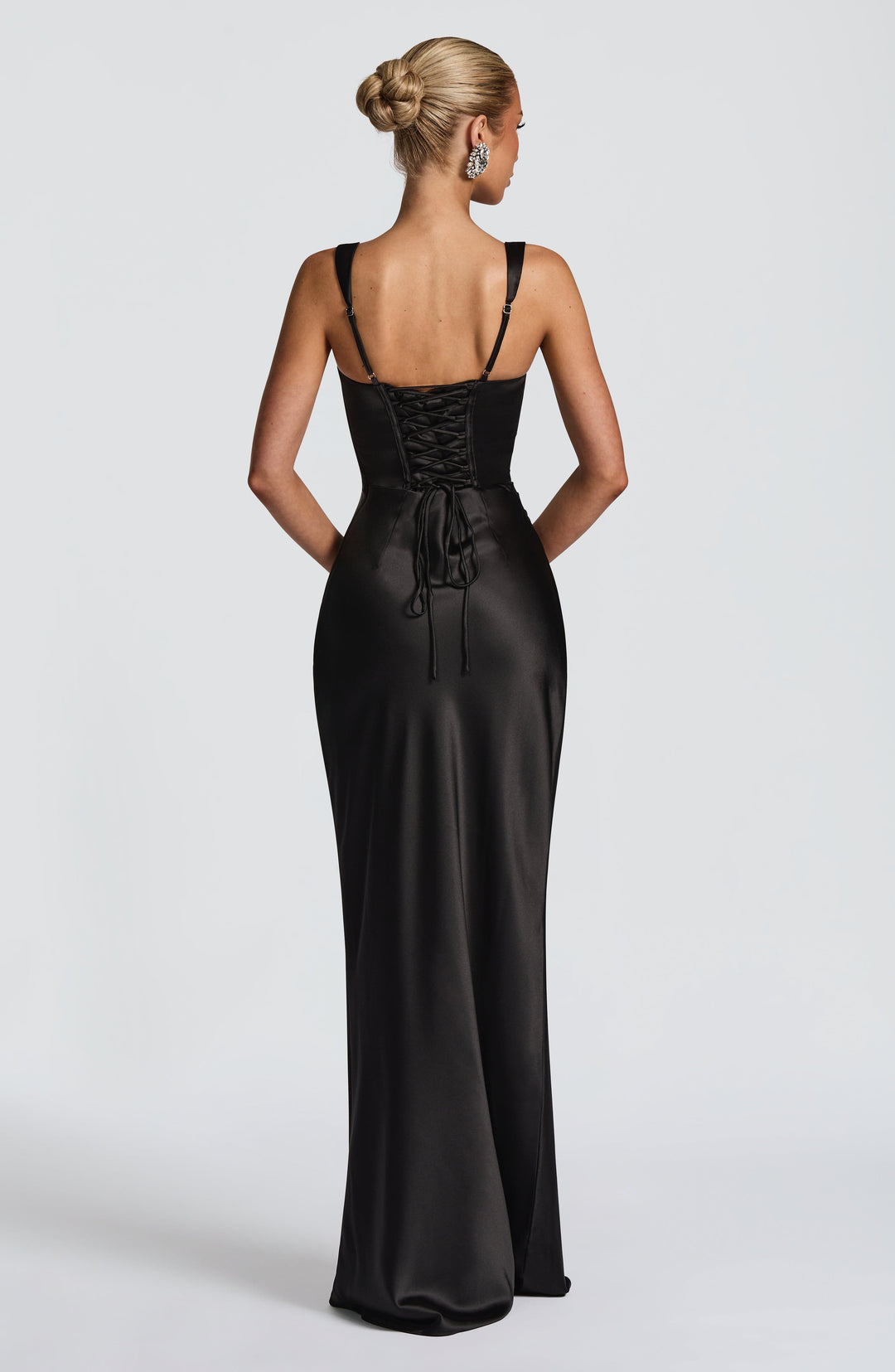 Daliayne Maxi Dress in Black by Clandour, product photo 3