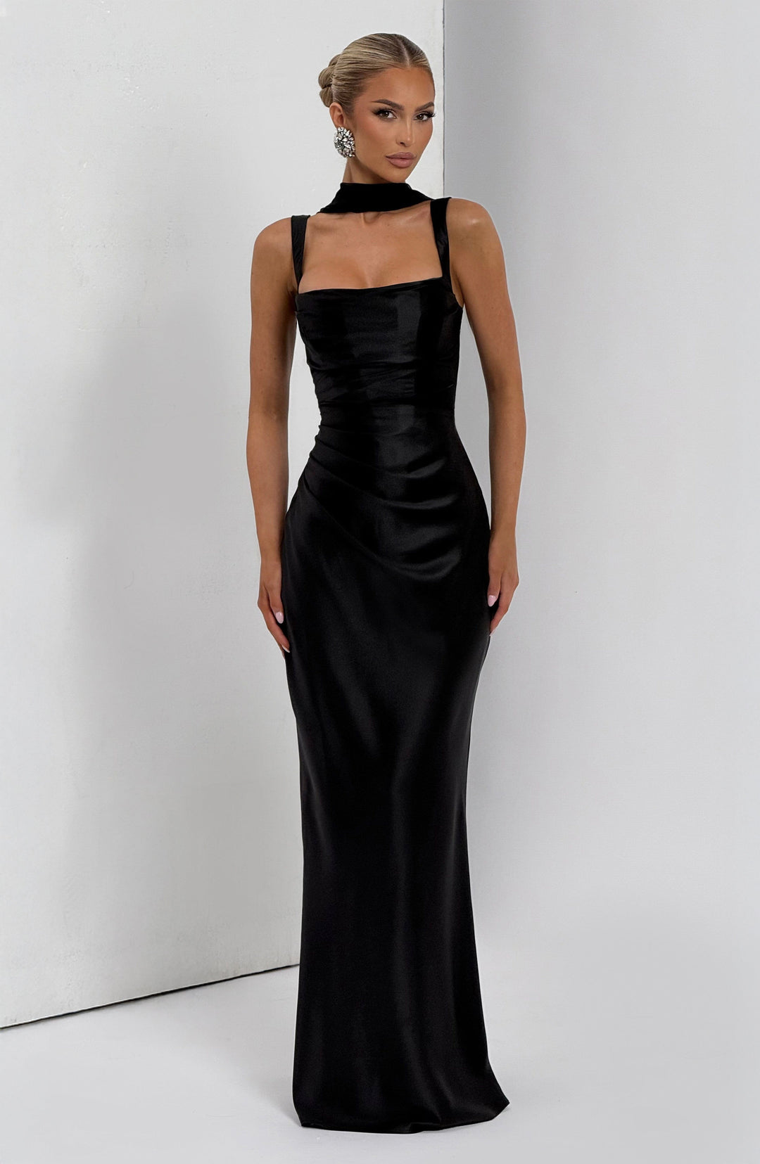 Daliayne Maxi Dress in Black by Clandour, product photo 7