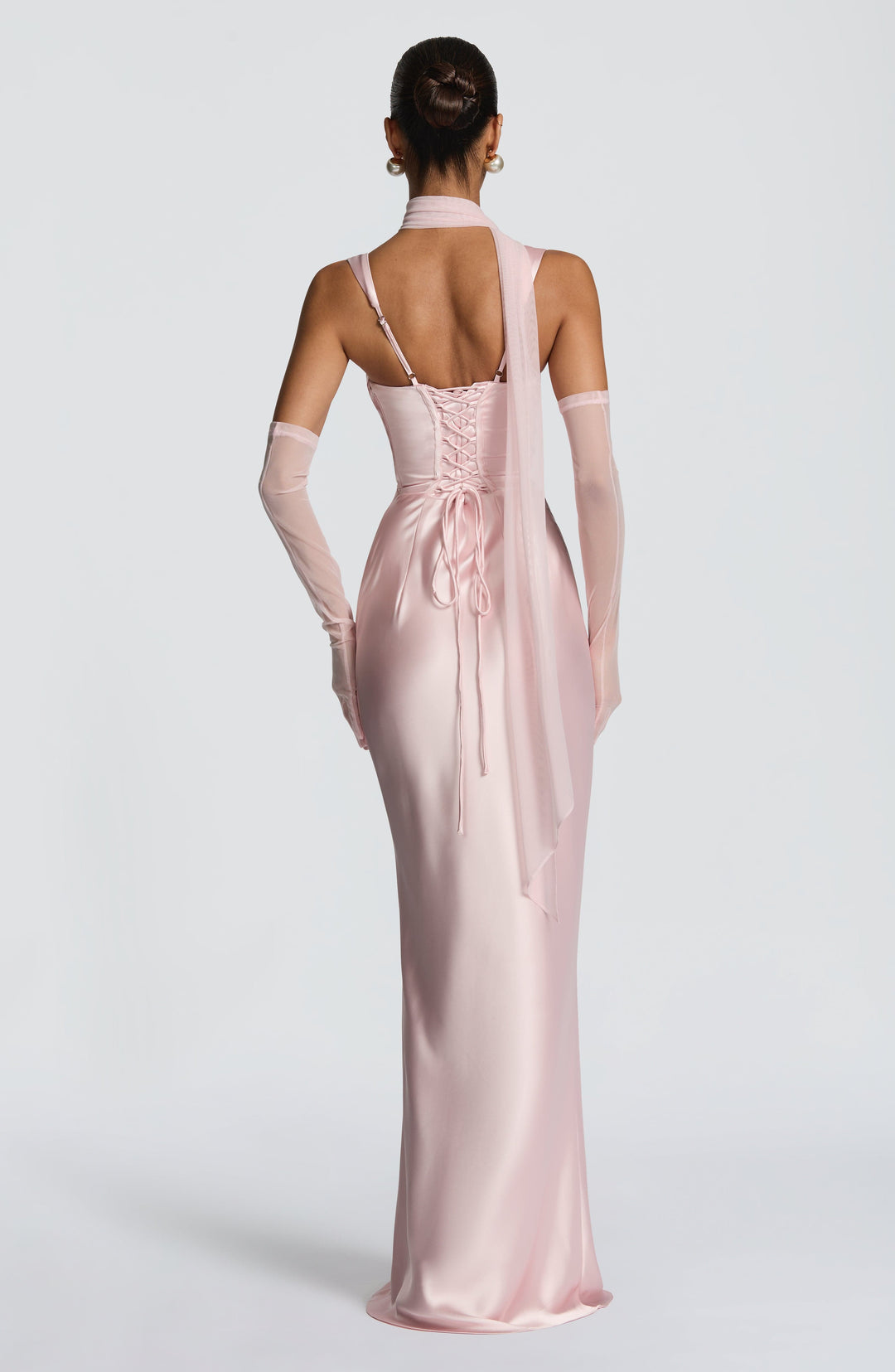 Daliayne Maxi Dress in Blush by Clandour, product photo 3