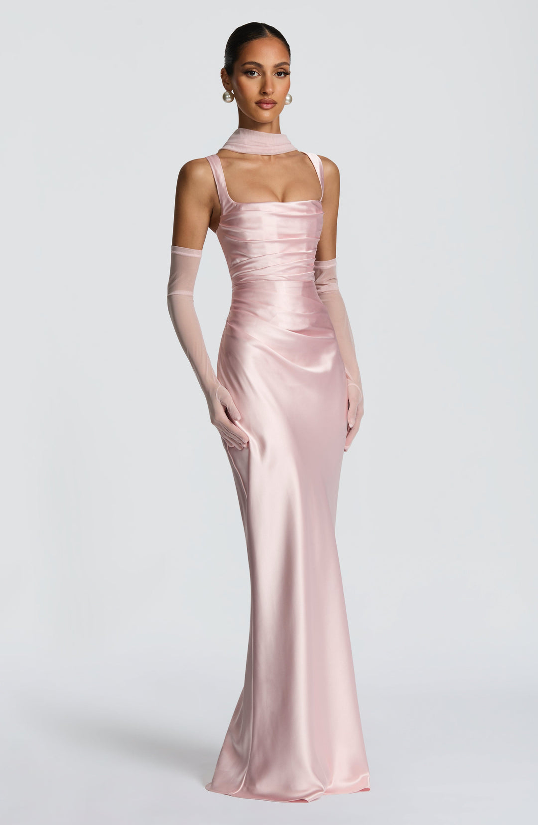 Daliayne Maxi Dress in Blush by Clandour, product photo 4