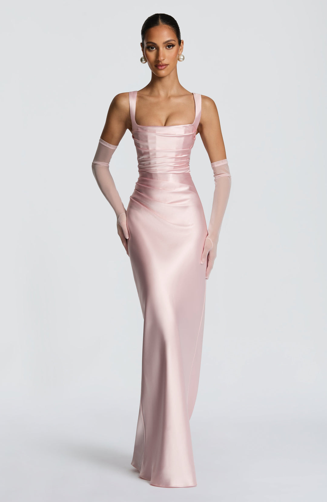 Daliayne Maxi Dress in Blush by Clandour, product photo 7