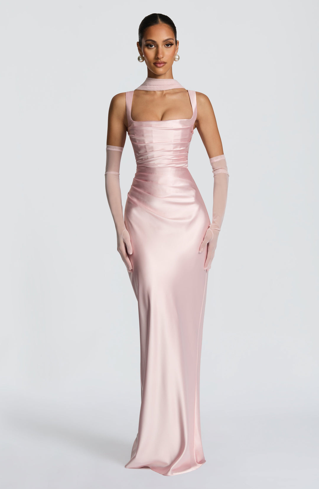 Daliayne Maxi Dress in Blush by Clandour, product photo 8